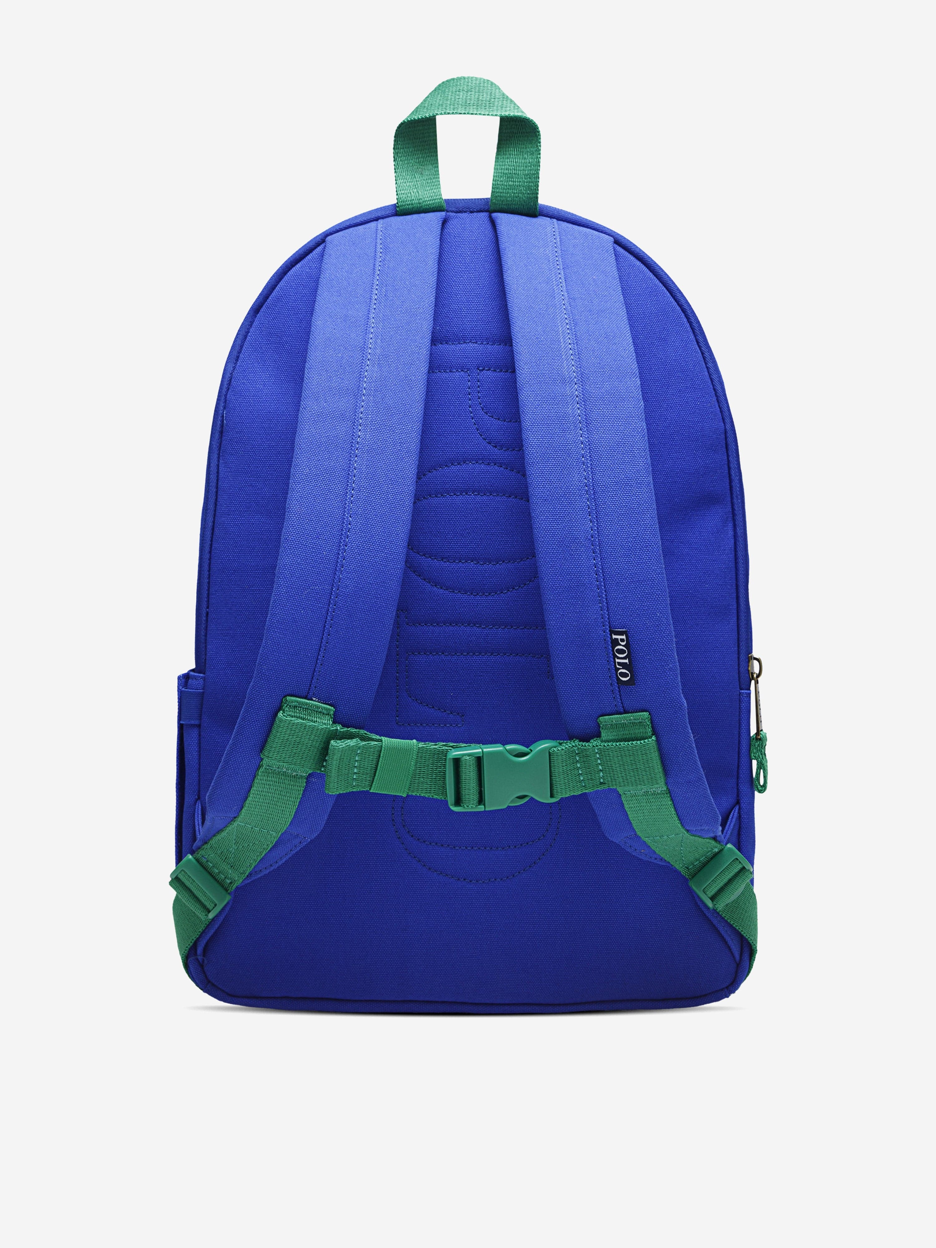 Ralph Lauren Boys Big PP and Banner Backpack in Blue (46cm)