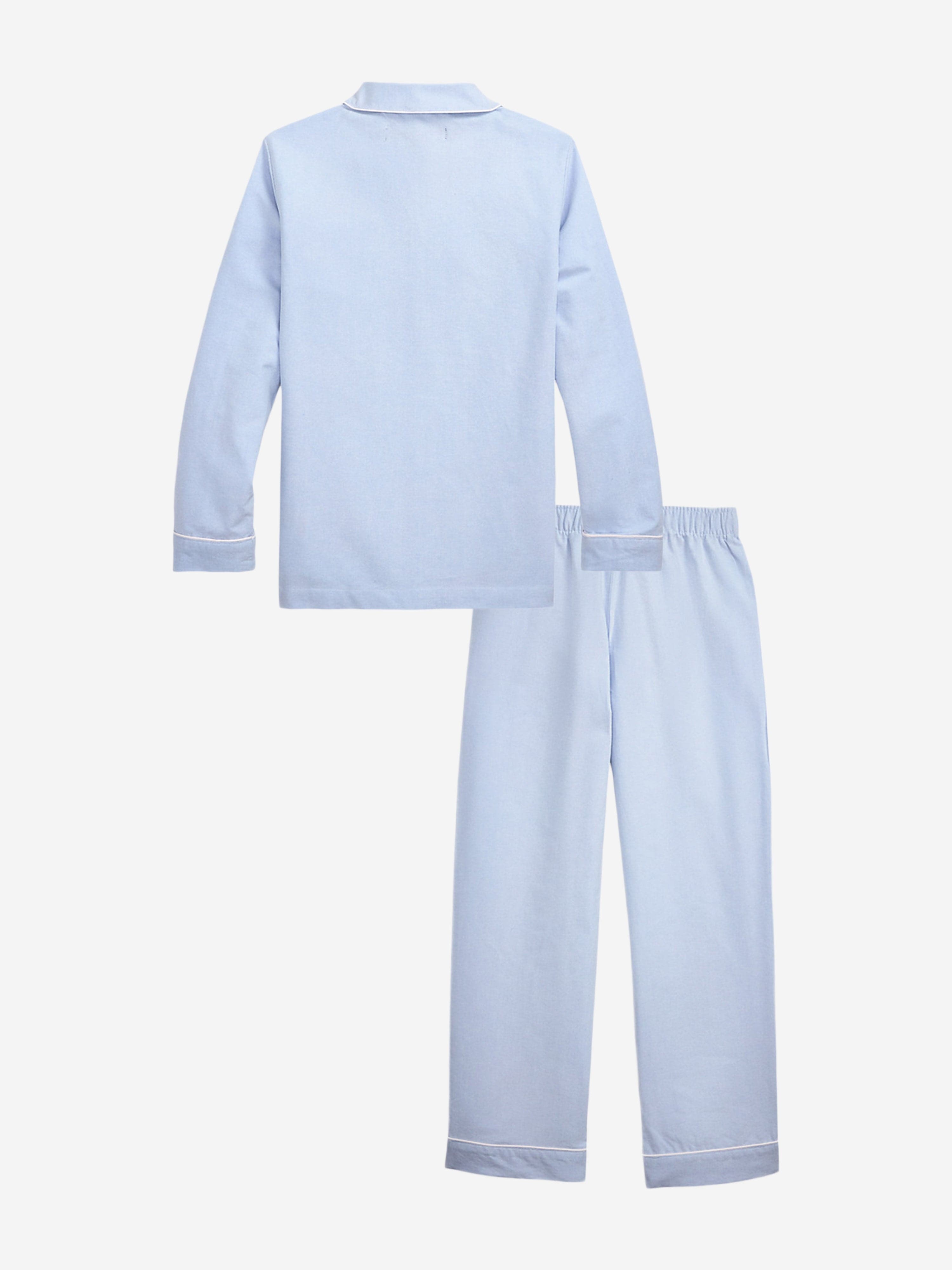 Ralph Lauren Boys Oxford Pyjama Set in Blue
