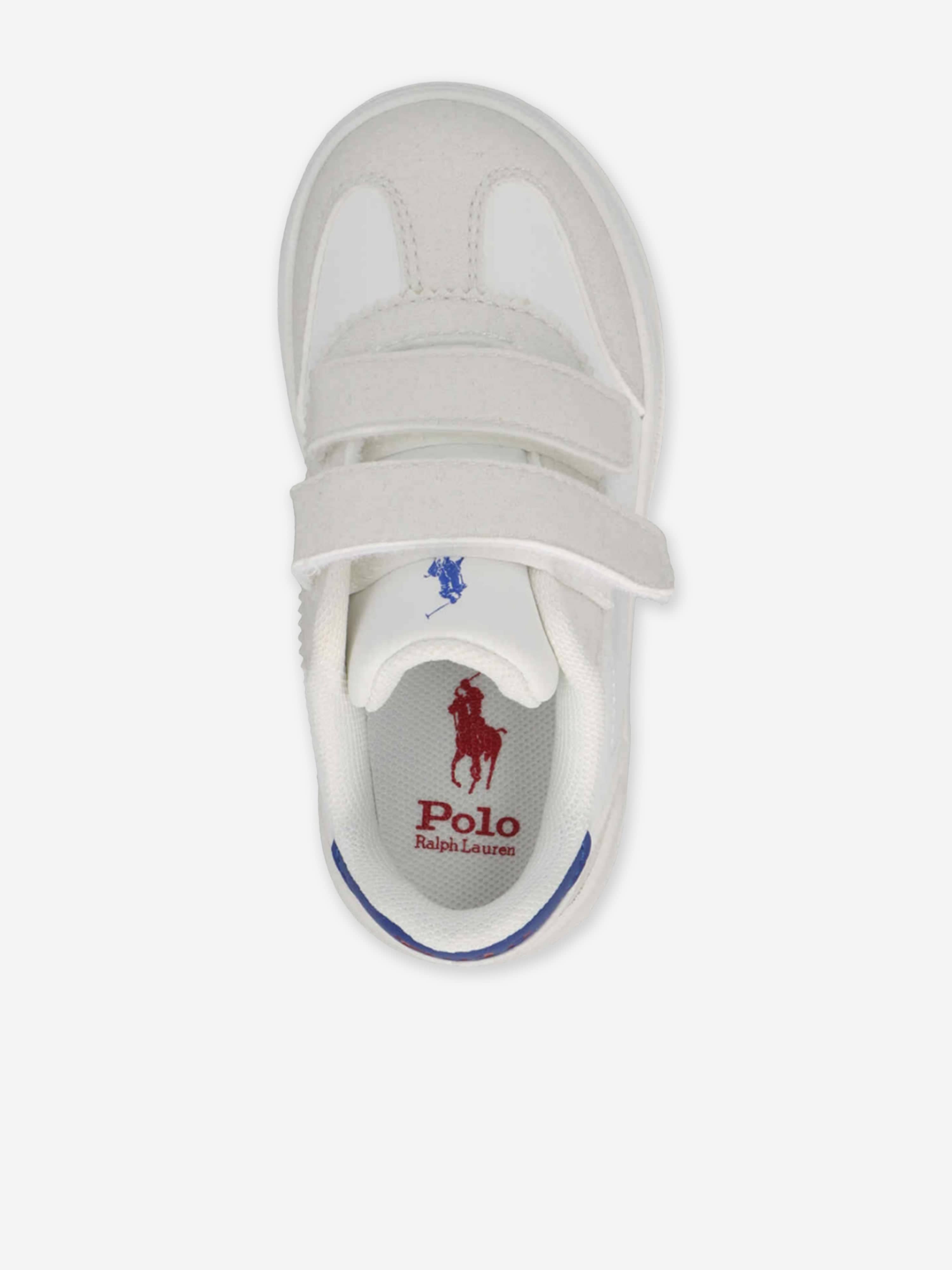 Ralph Lauren Kids Hollis EZ Trainers in White