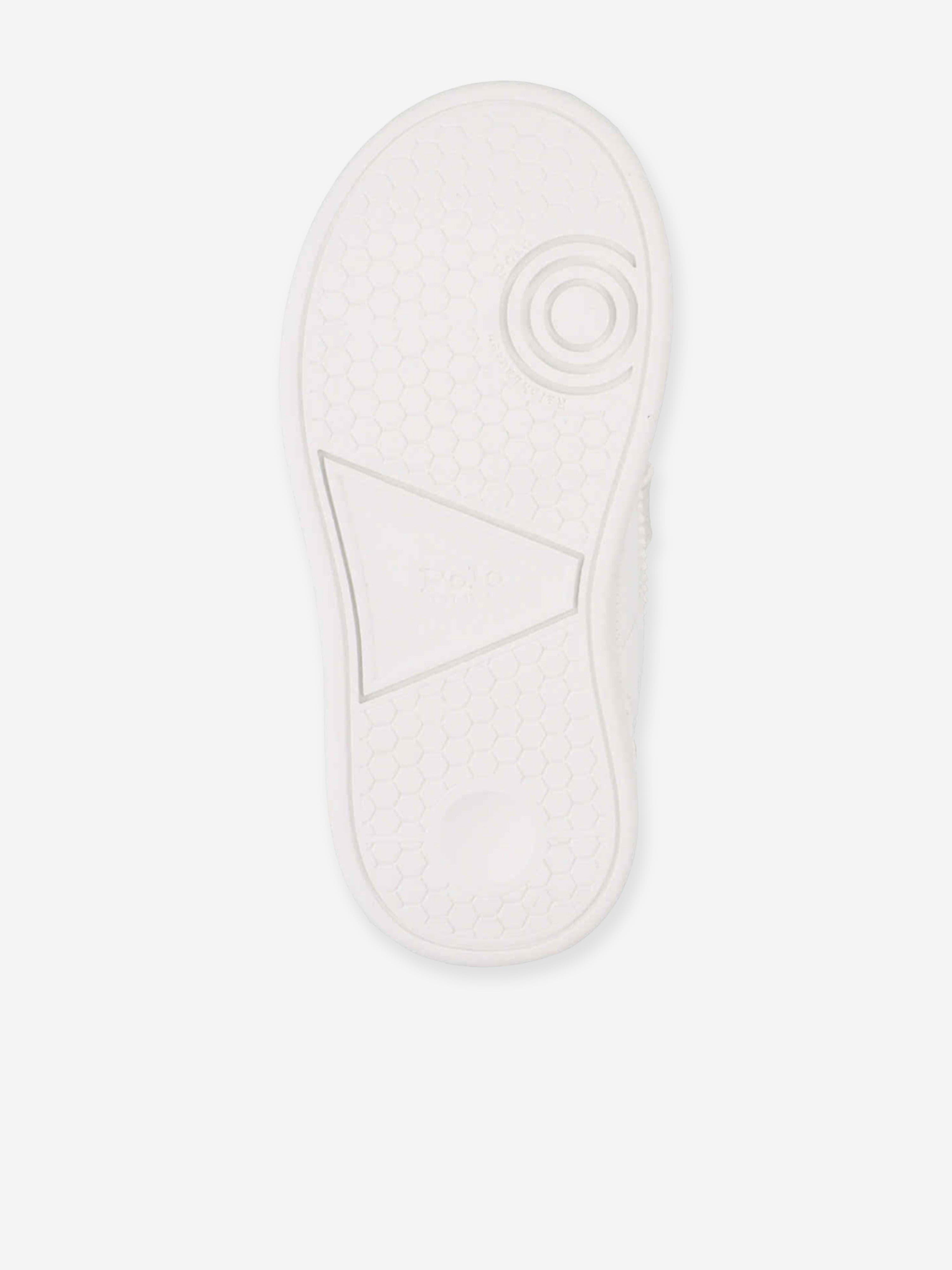 Ralph Lauren Kids Hollis EZ Trainers in White