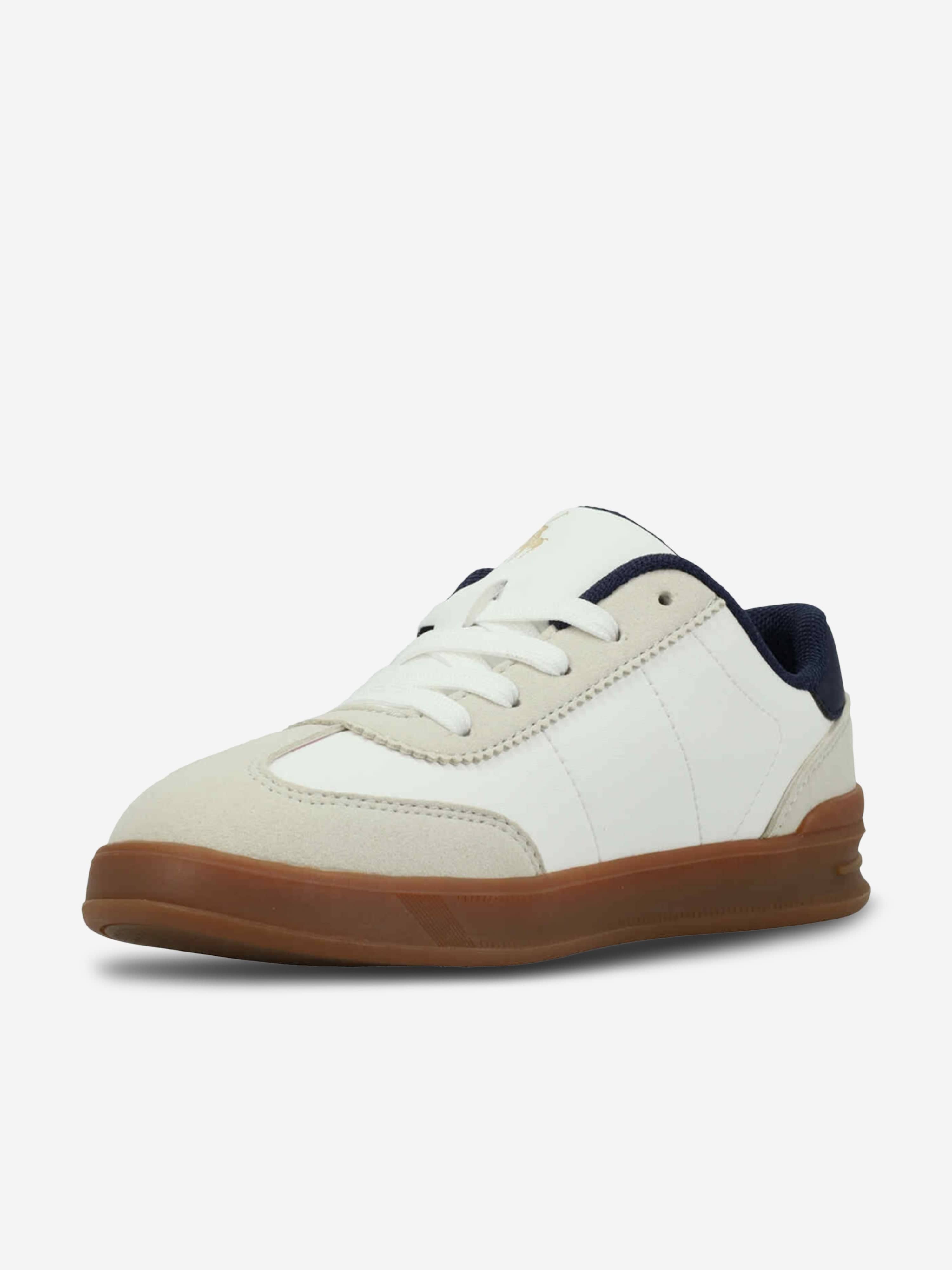 Ralph Lauren Kids Hollis Trainers in White
