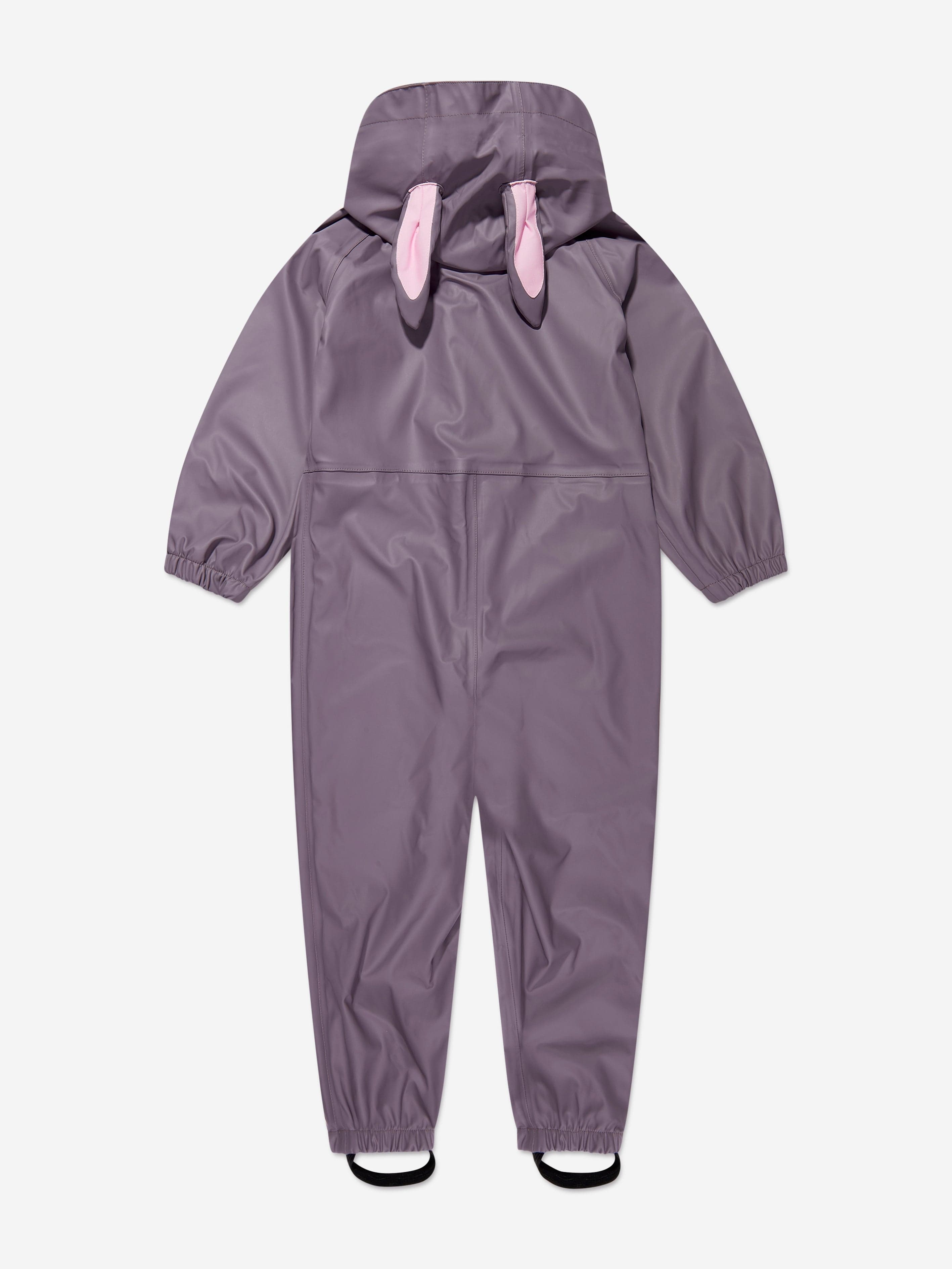 Roarsome Girls Hop Puddle Suit in Purple