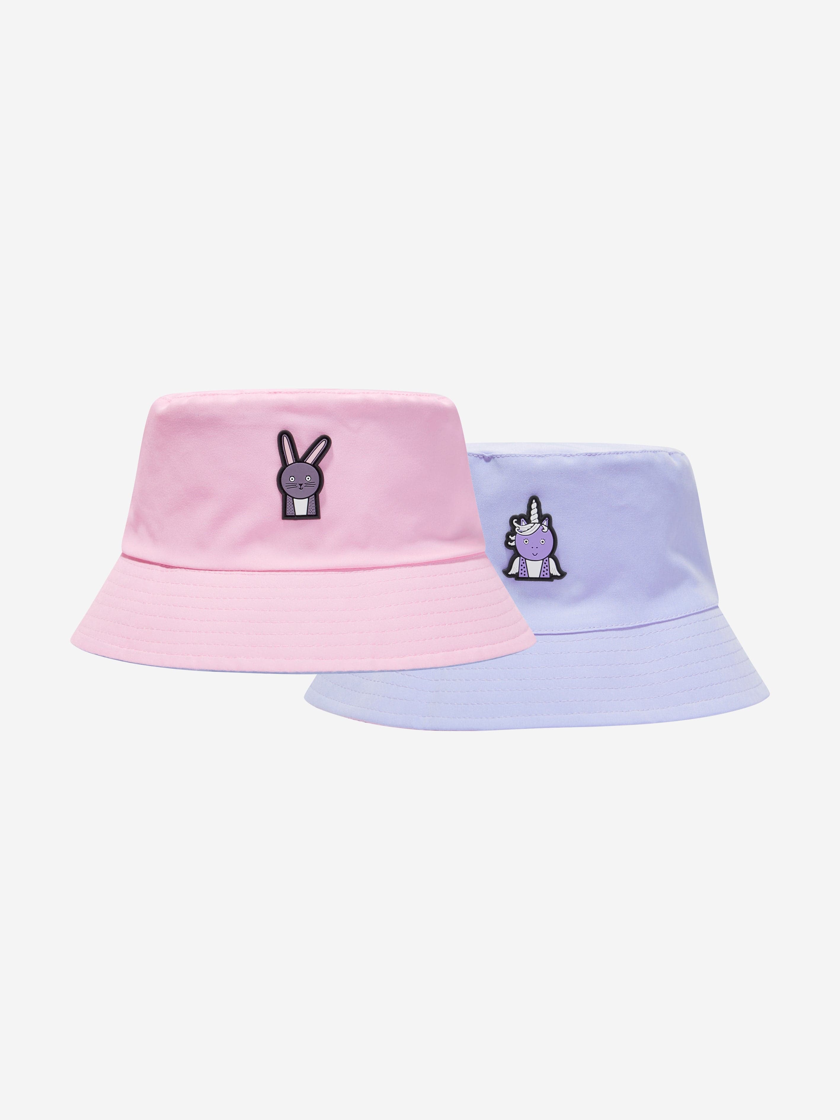 Roarsome Girls Reversible Unicorn Bucket Hat in Purple