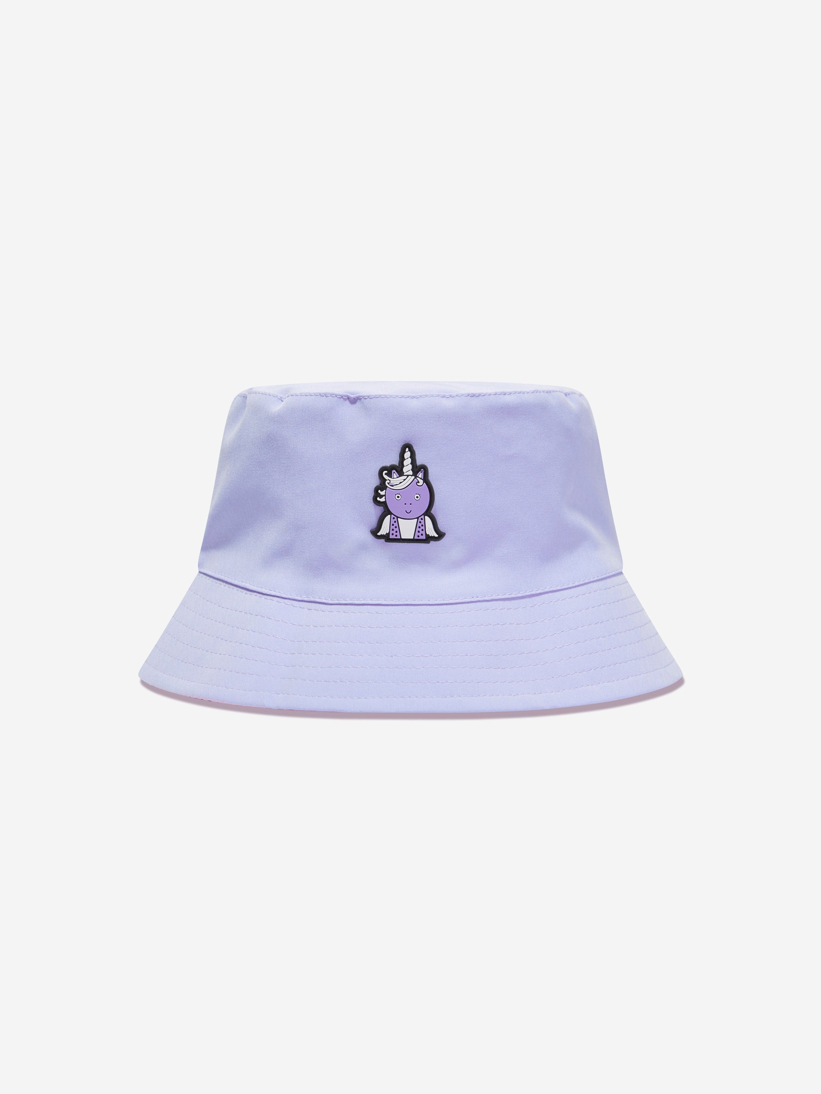 Roarsome Girls Reversible Unicorn Bucket Hat in Purple