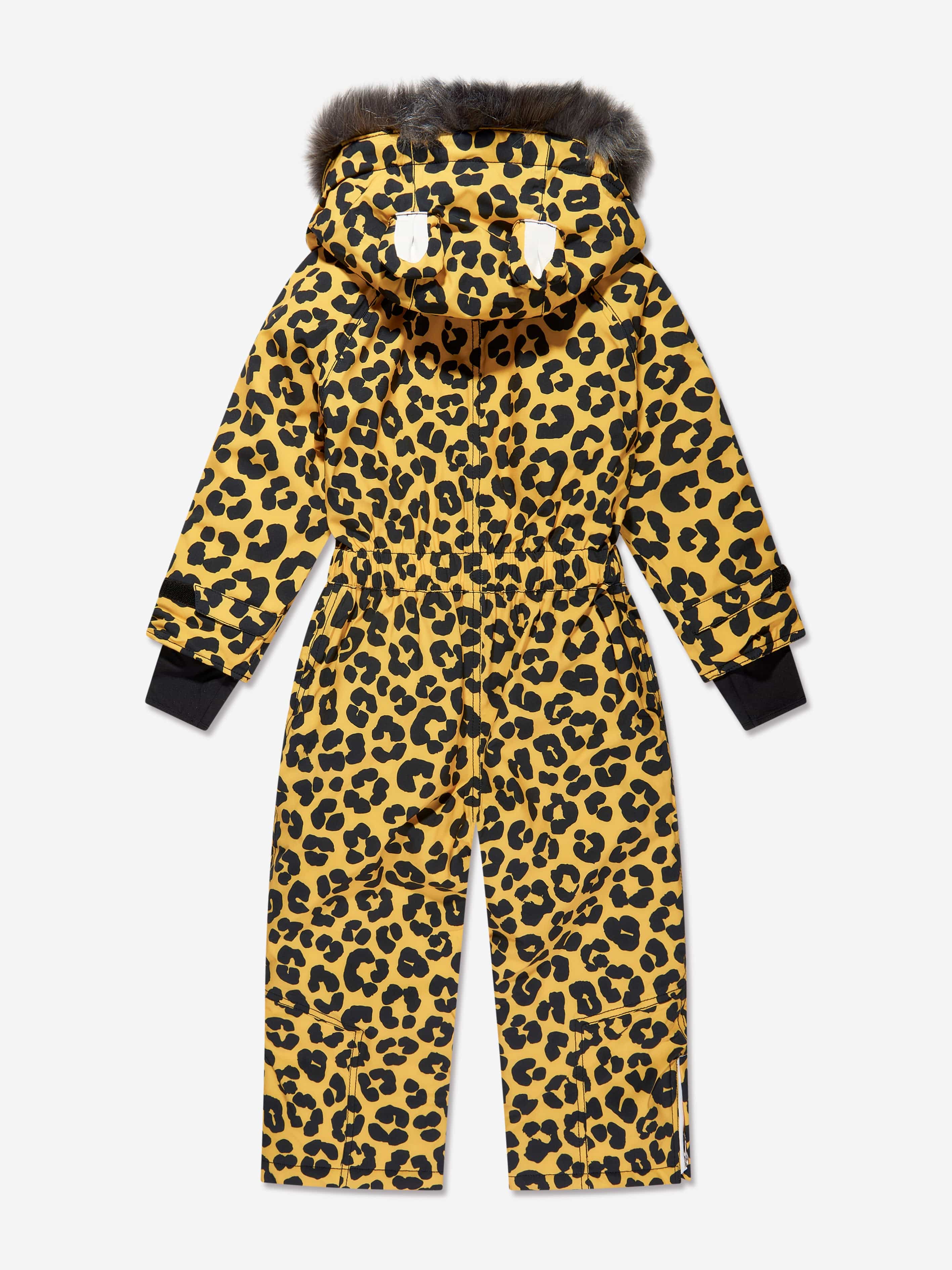 Roarsome Kids Leopard Ski Suit in Yellow