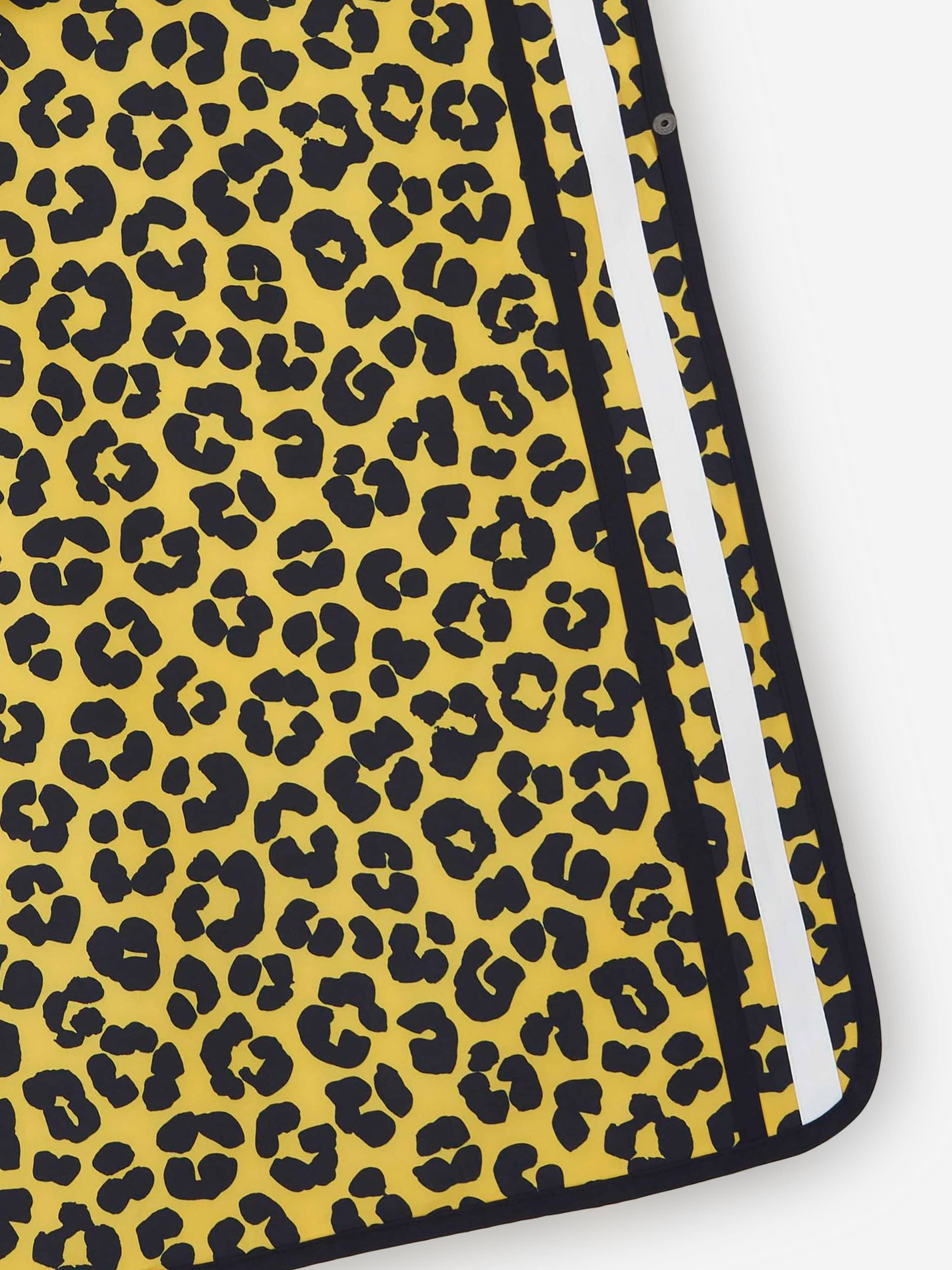 Roarsome Girls Dash The Leopard Poncho Towel in Yellow