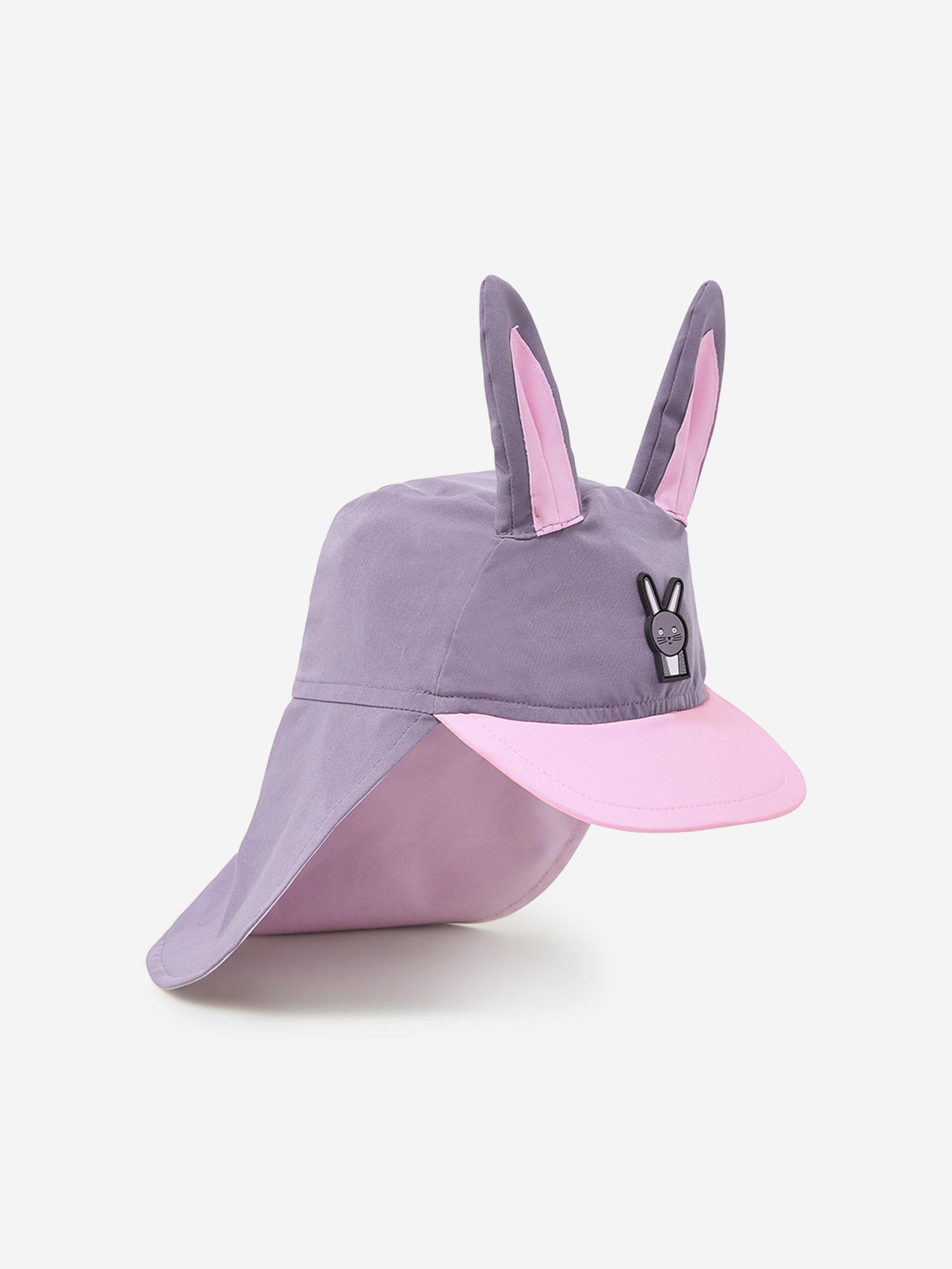 Roarsome Girls Hop The Bunny Sun Cap in Purple