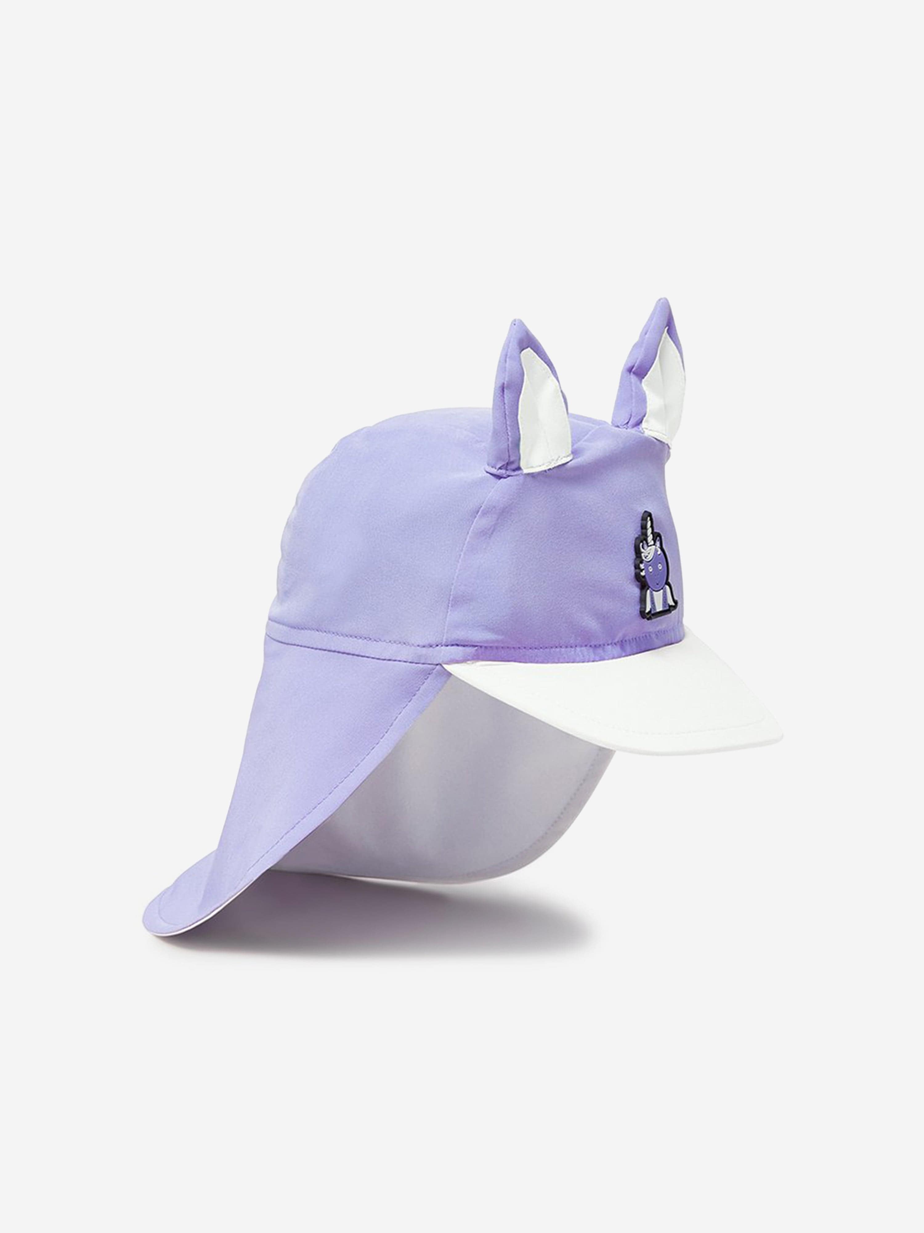 Roarsome Girls Sparkle The Unicorn Sun Cap in Purple