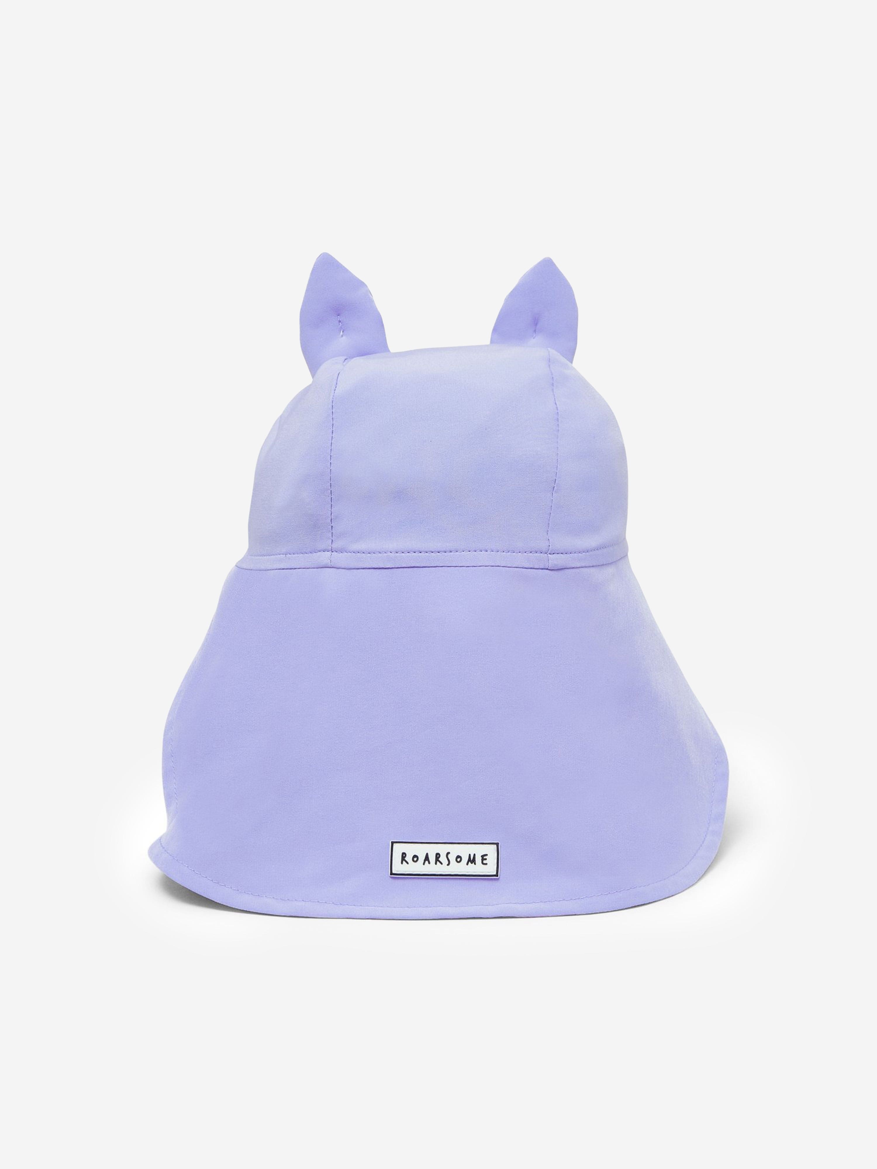 Roarsome Girls Sparkle The Unicorn Sun Cap in Purple