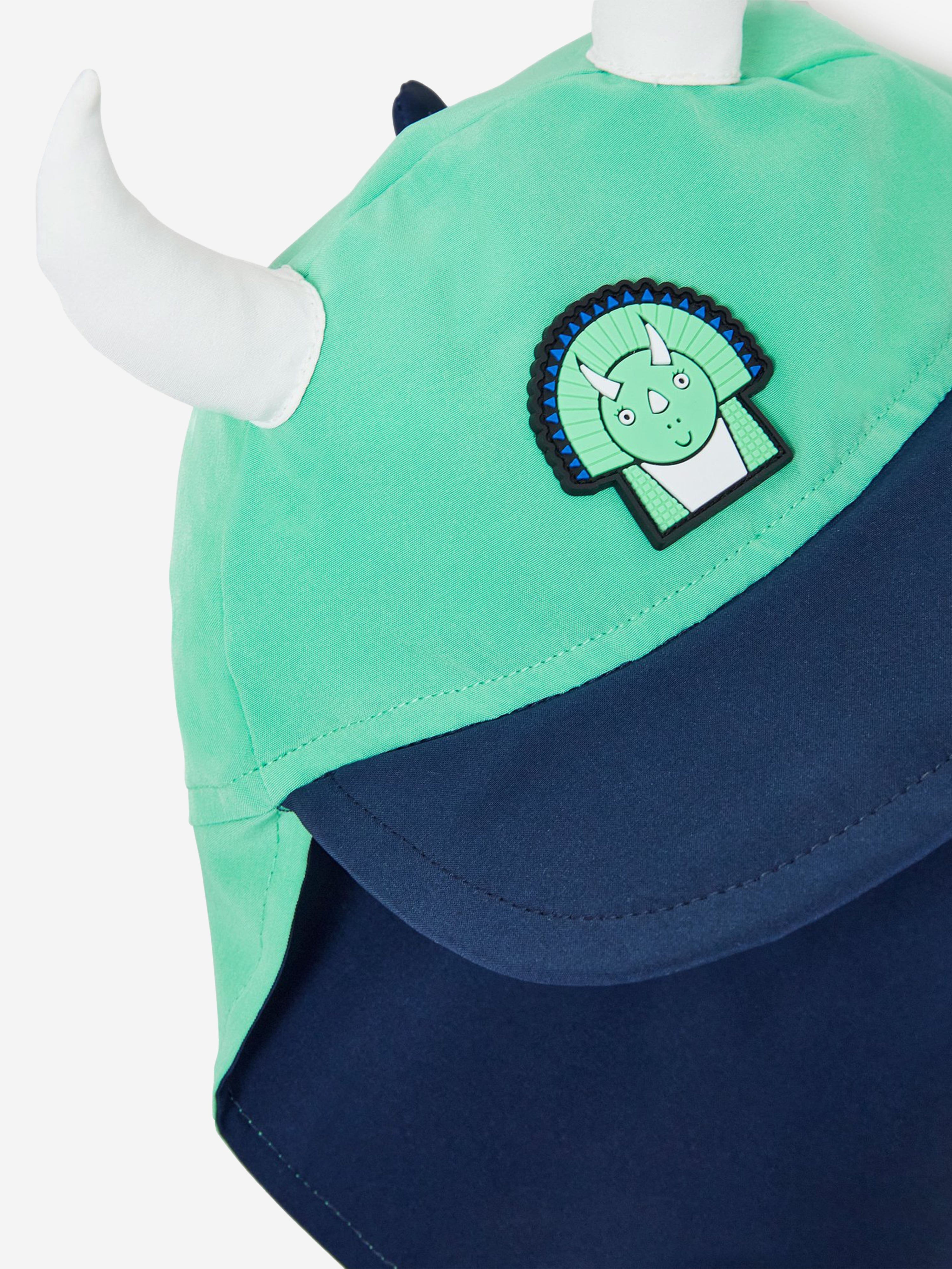 Roarsome Boys Spike The Dinosaur Sun Cap in Green