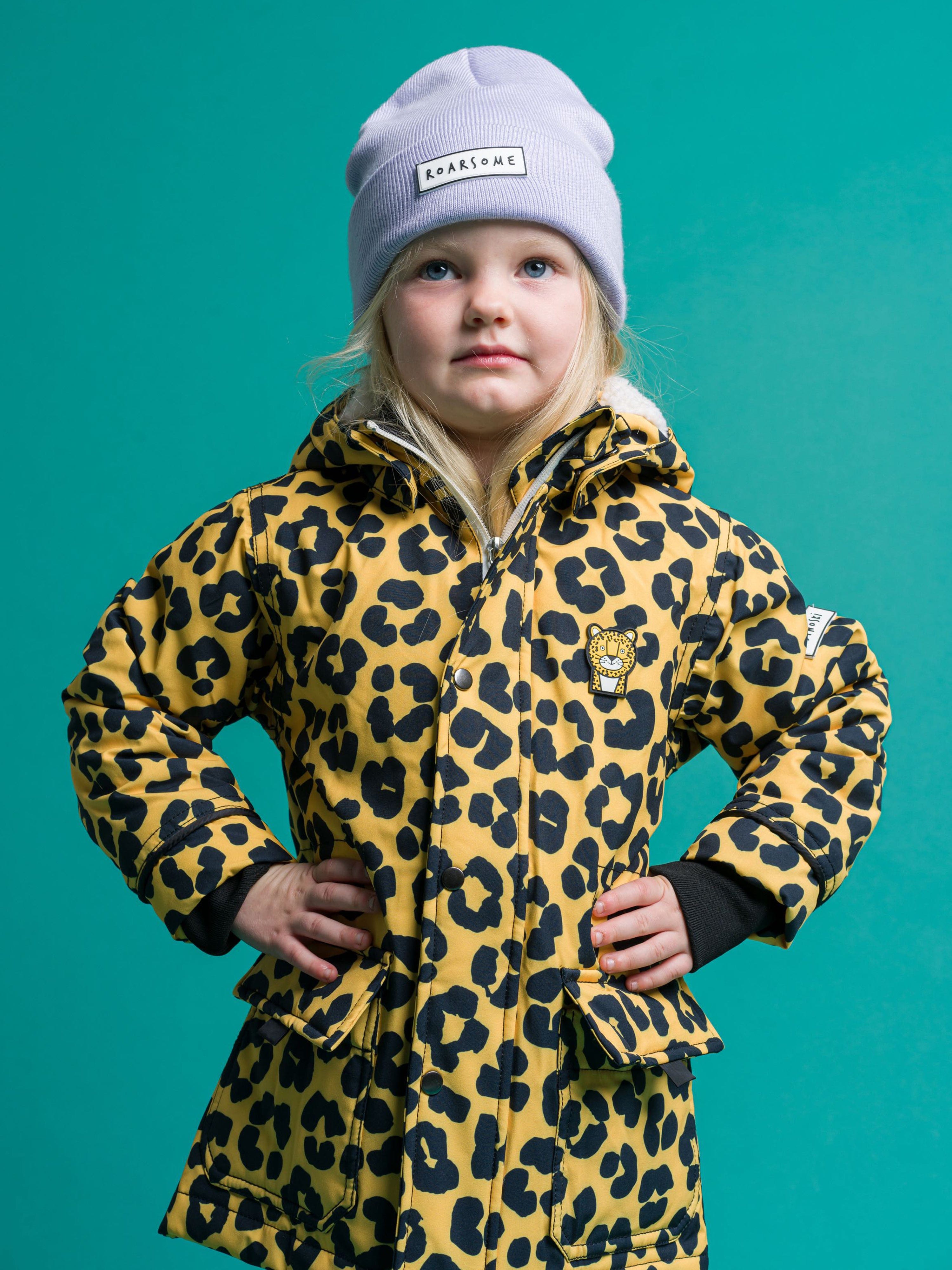 Roarsome Kids Beanie Hat in Purple