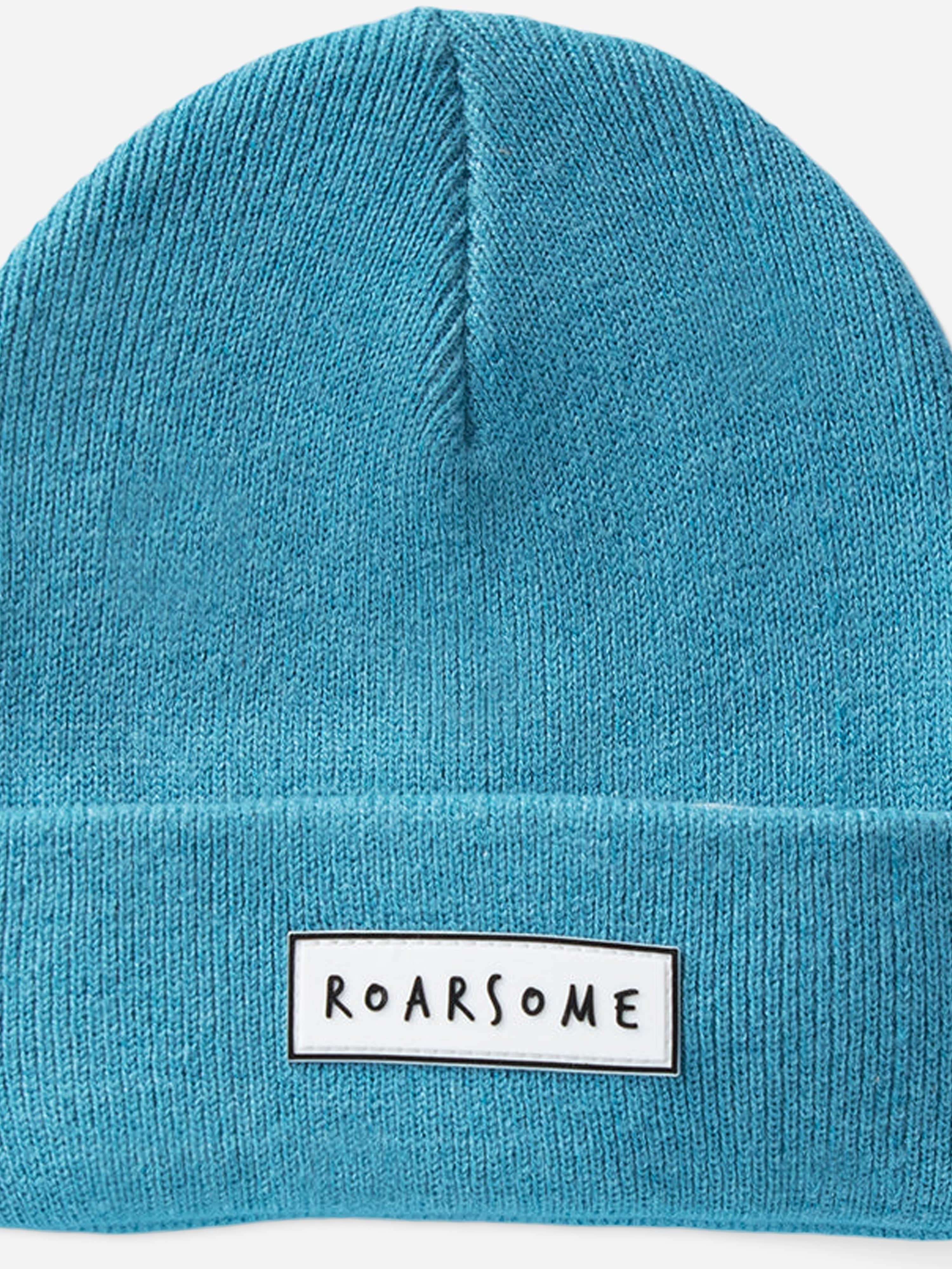 Roarsome Kids Beanie Hat in Blue