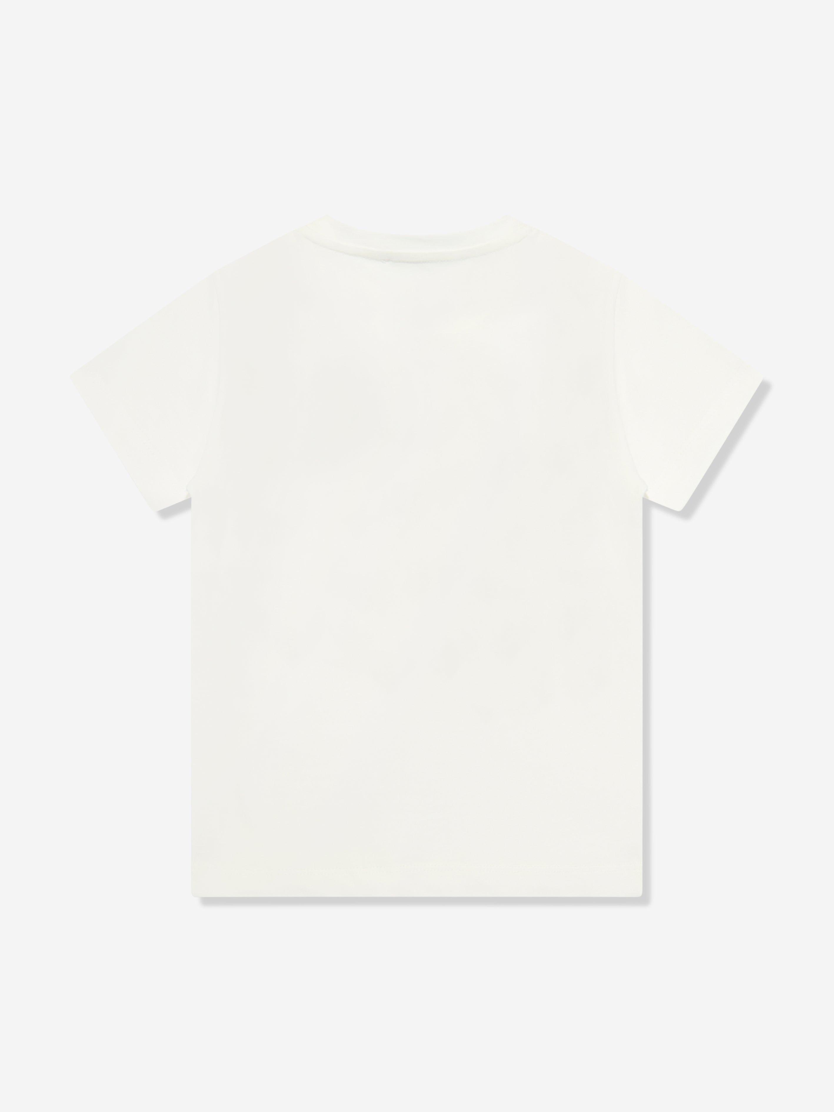 Roberto Cavalli Girls Embroidered Logo T-Shirt in White