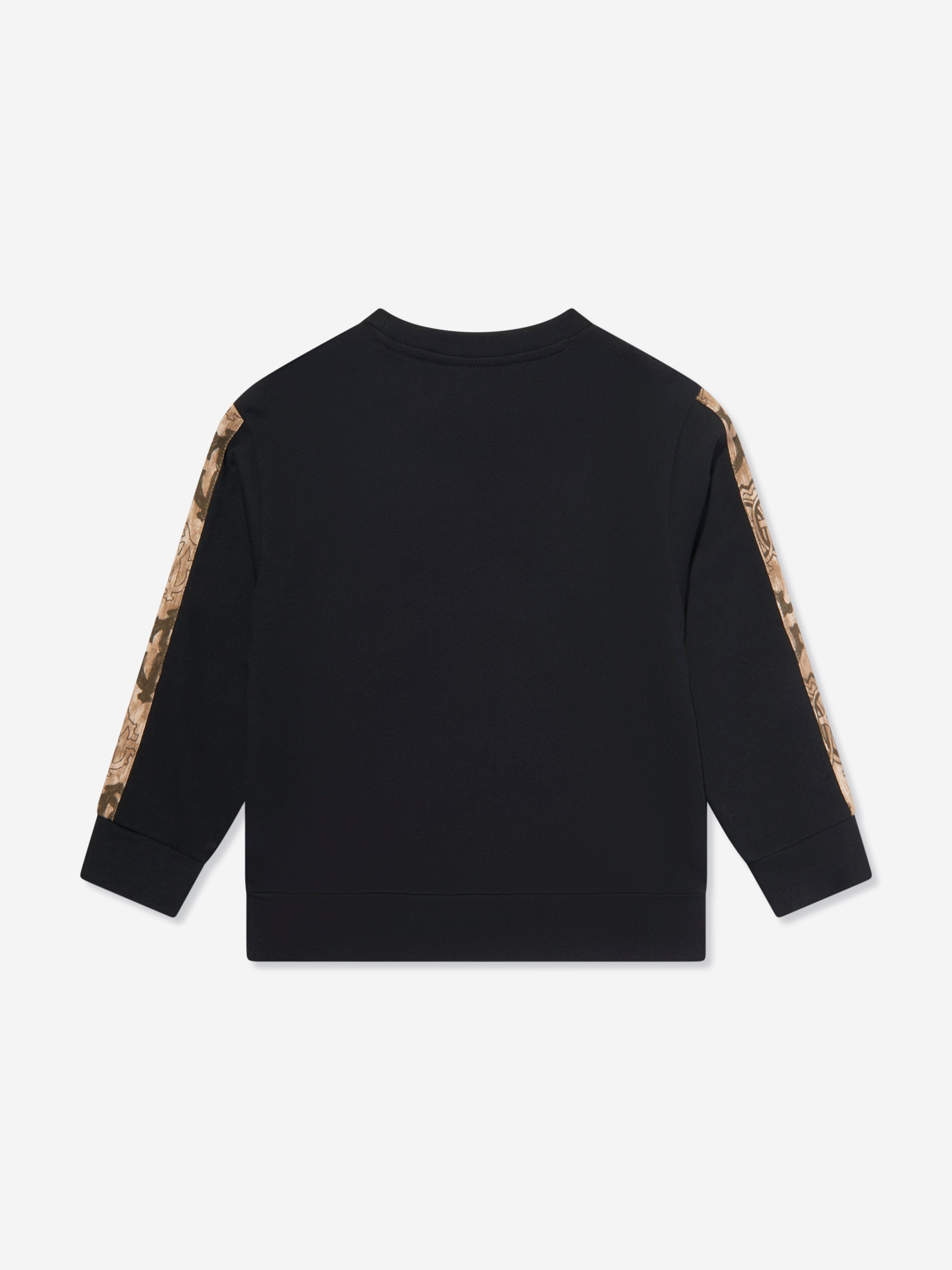 Roberto Cavalli Boys Logo Sweatshirt in Black