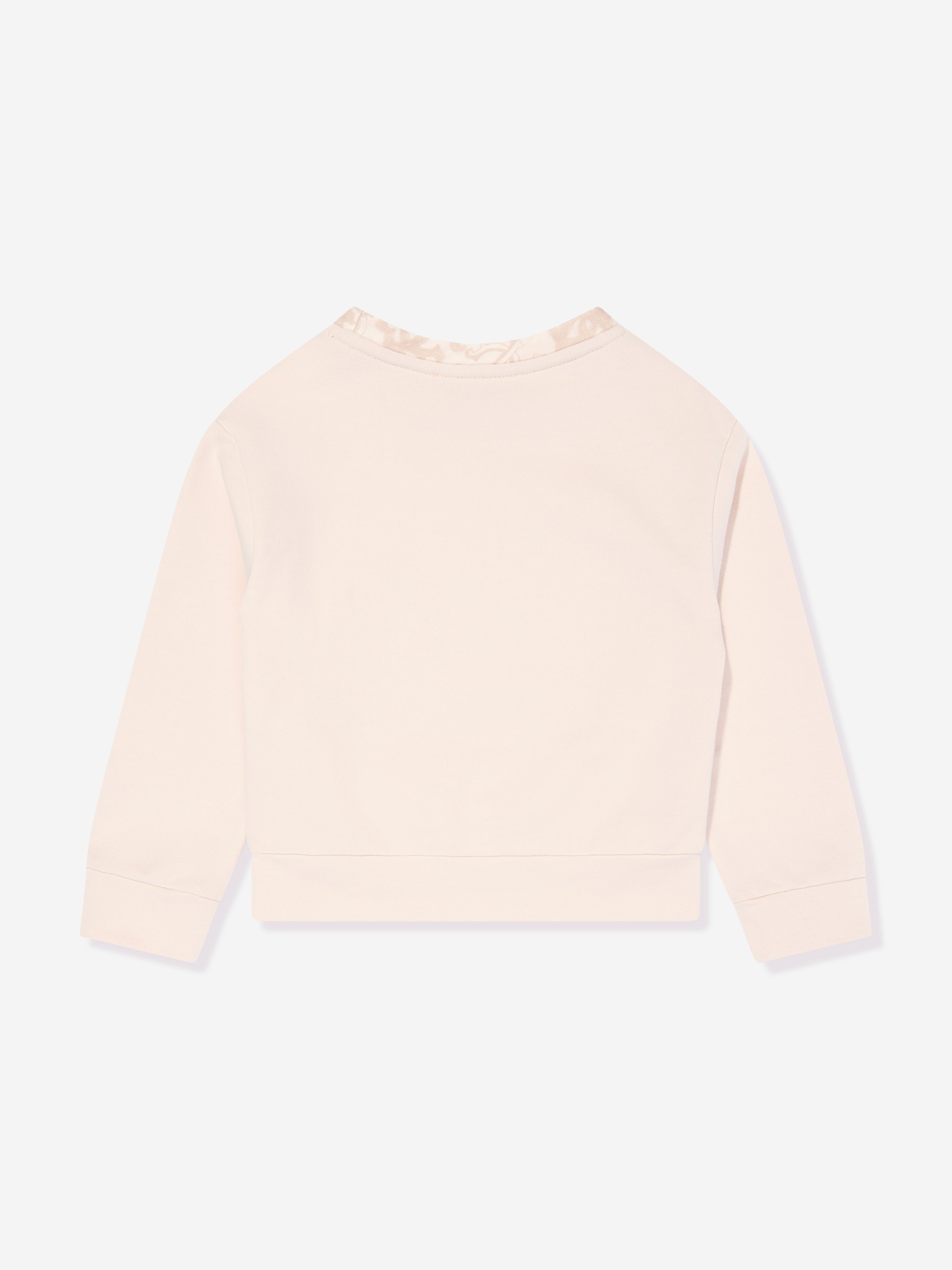 Roberto Cavalli Girls Crewneck Sweatshirt in Beige