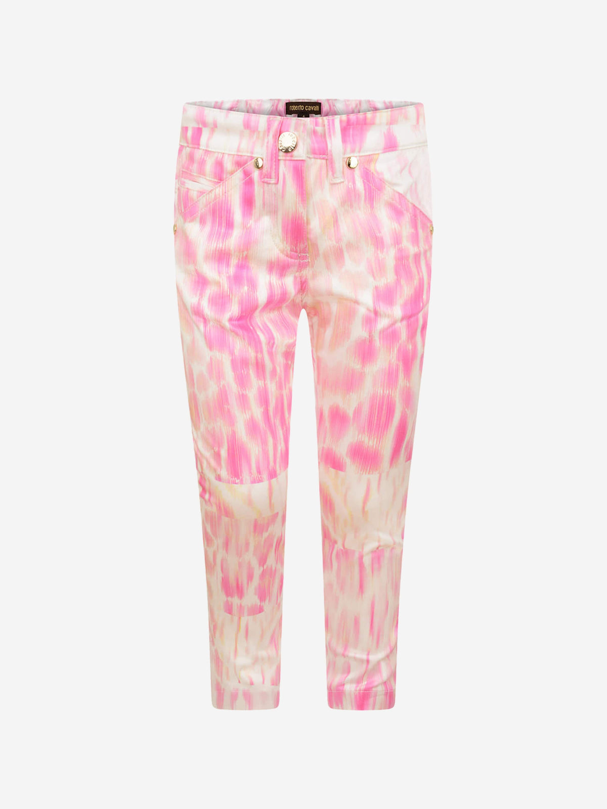 Roberto Cavalli Leopard Print Trousers