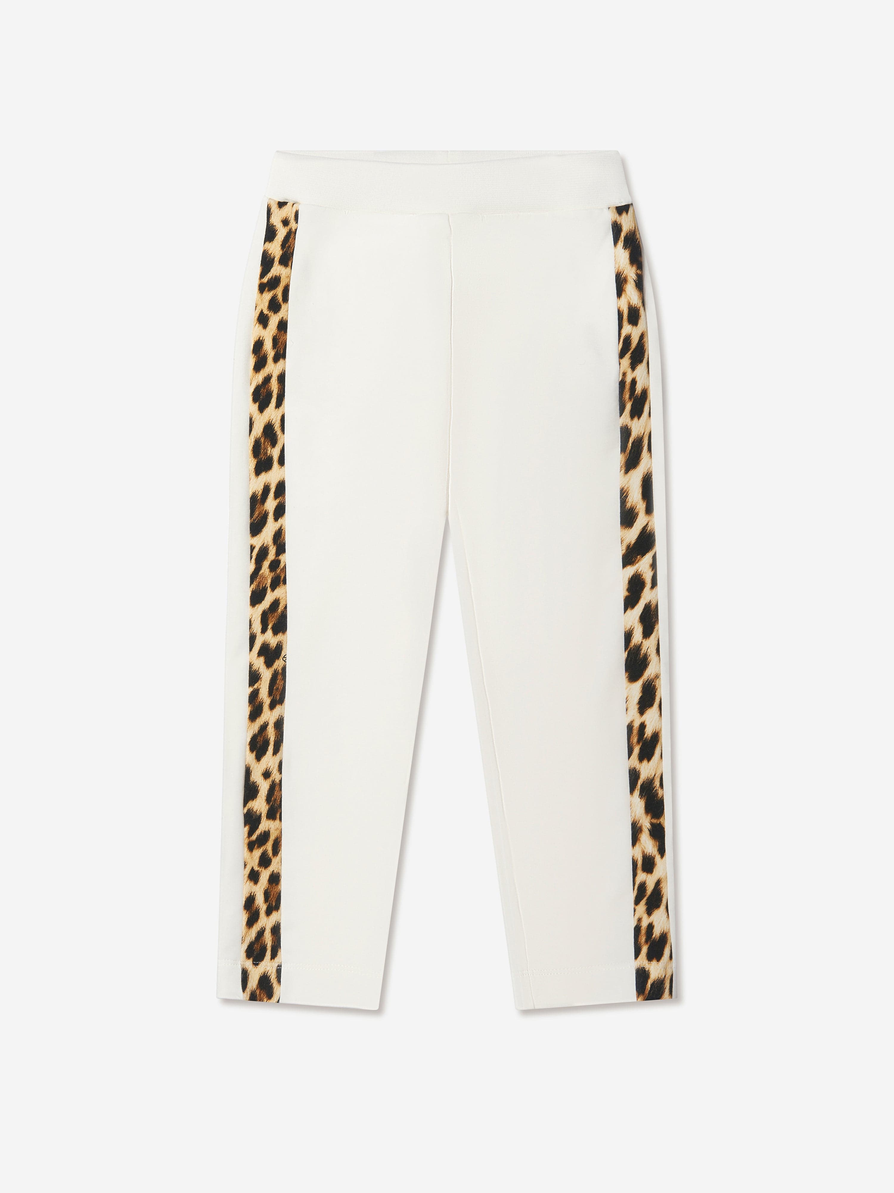 Roberto Cavalli Girls Cotton Fleece Joggers