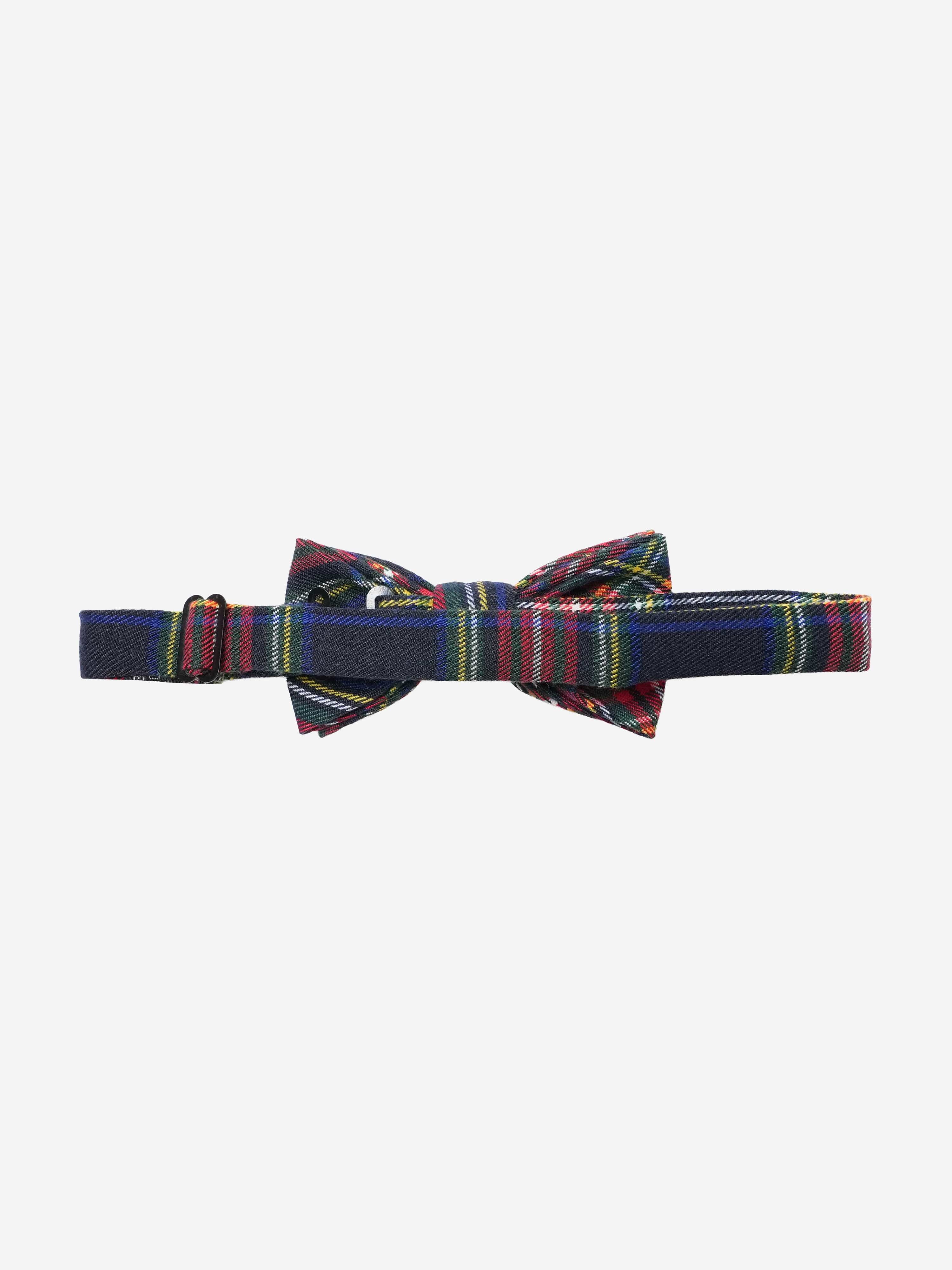 Romano Boys Tartan Bow Tie in Multicolour