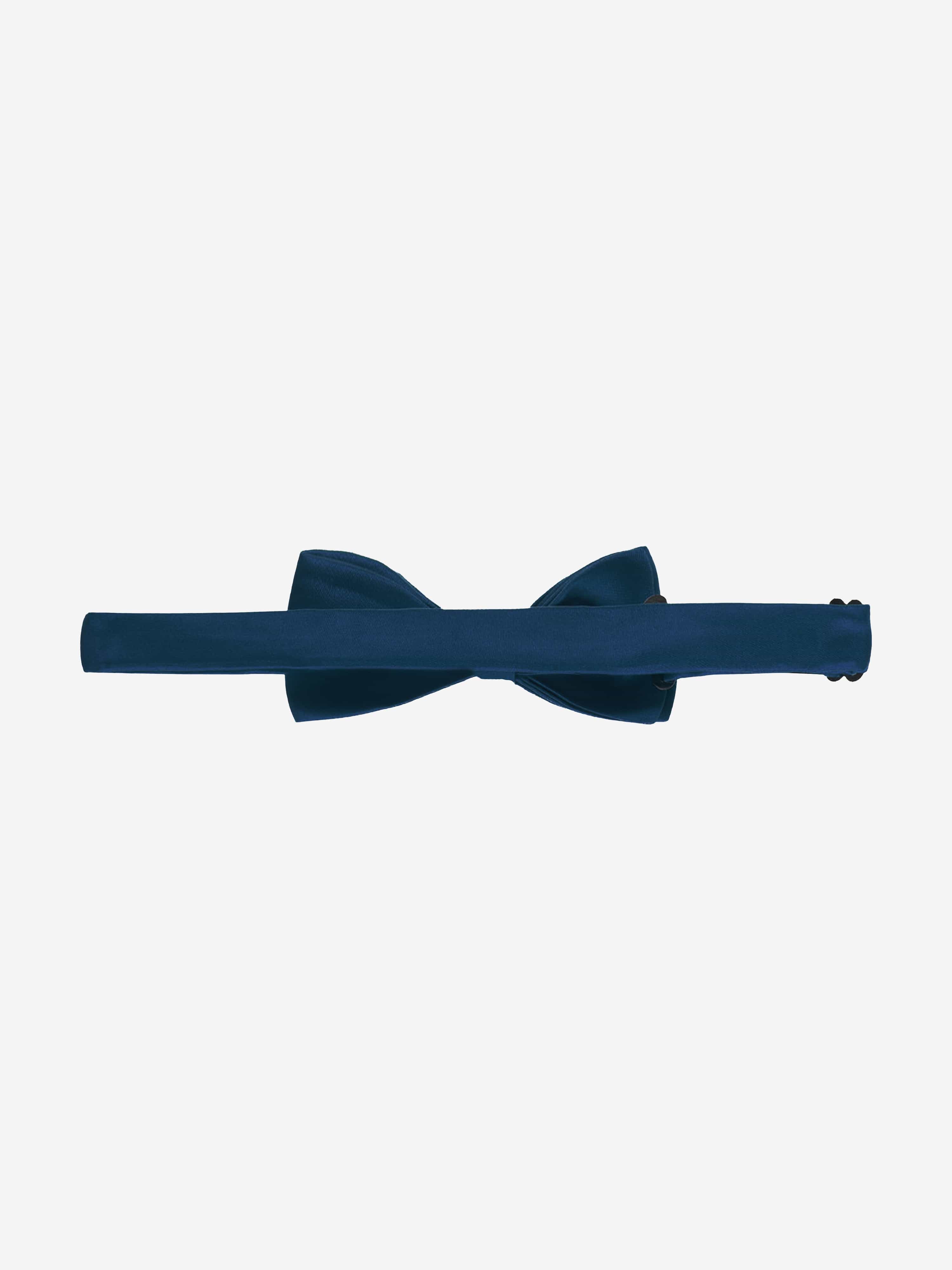 Romano Boys Satin Bow Tie in Navy