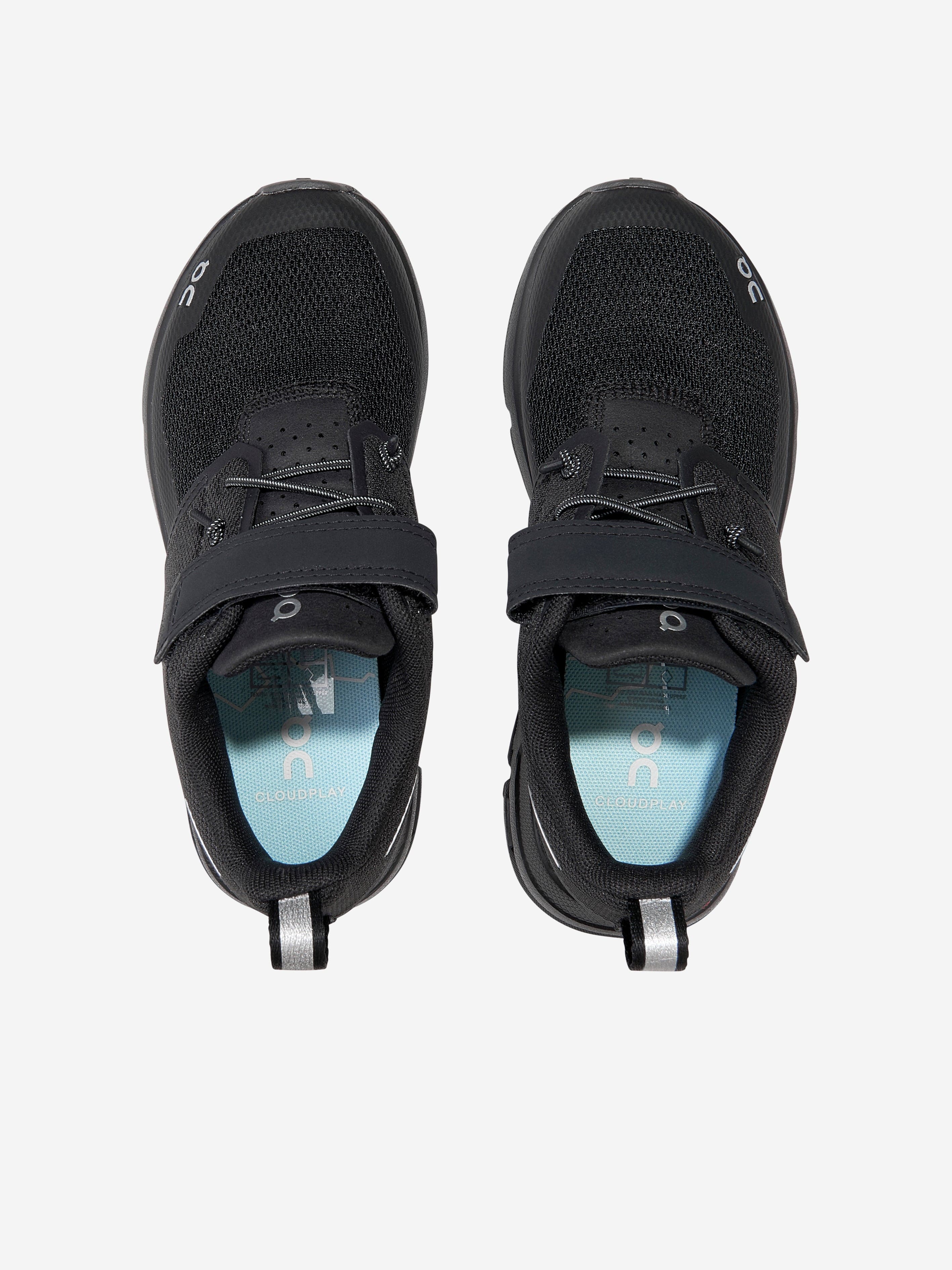 On Running Kids Cloud Play Trainers in Black