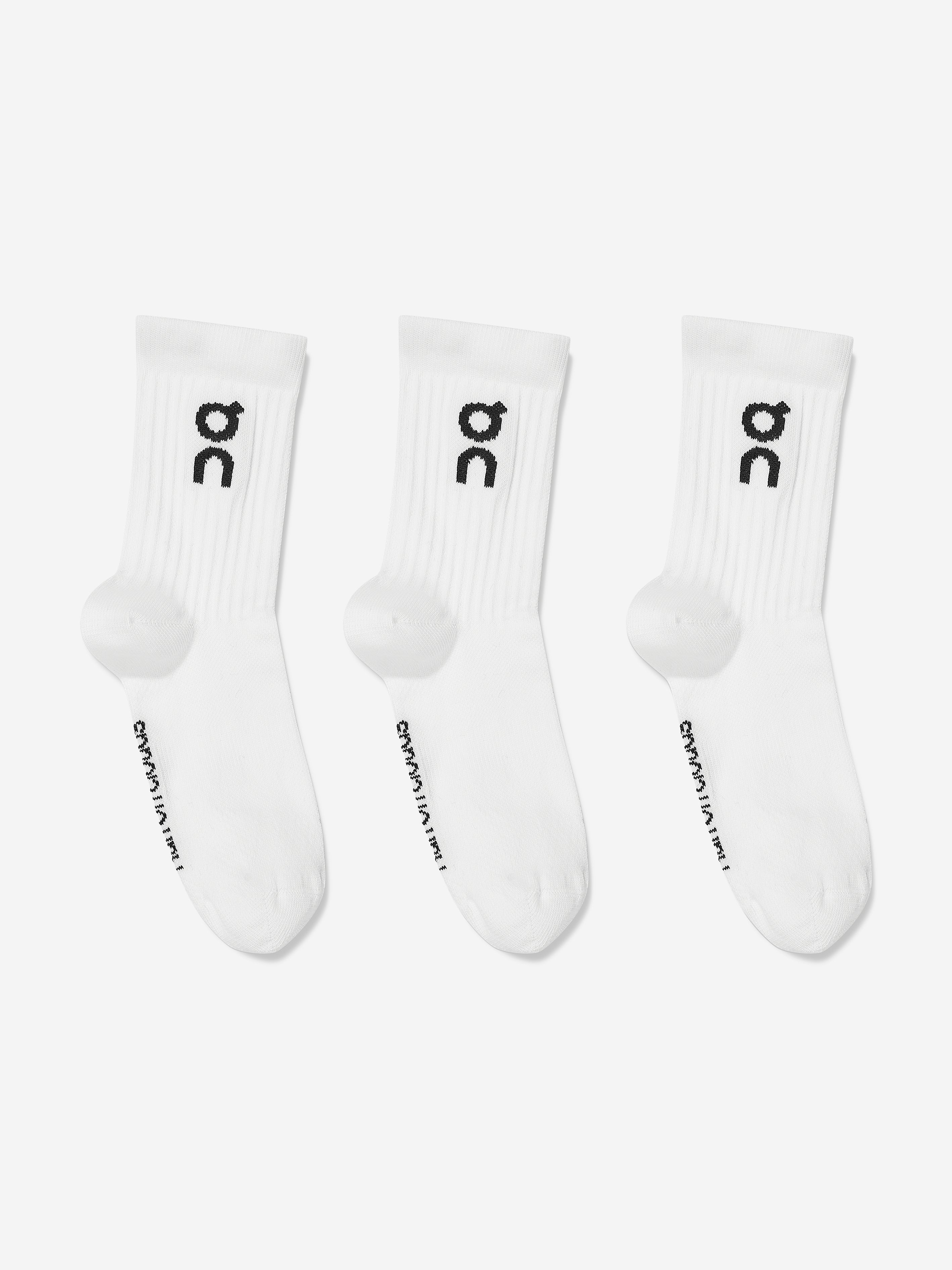 Kids Logo Socks 3-Pack in White