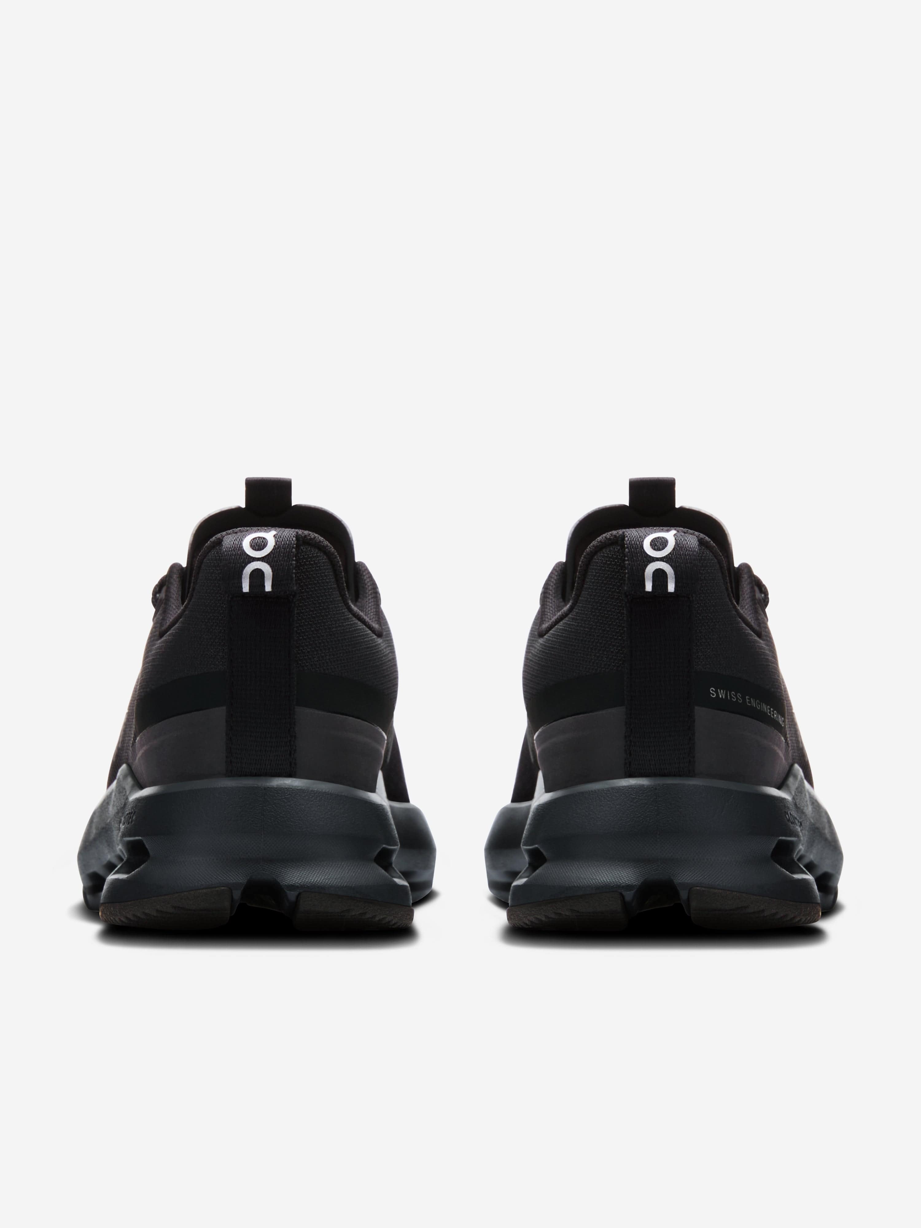 On Running Kids Cloudnova Trainers in Black