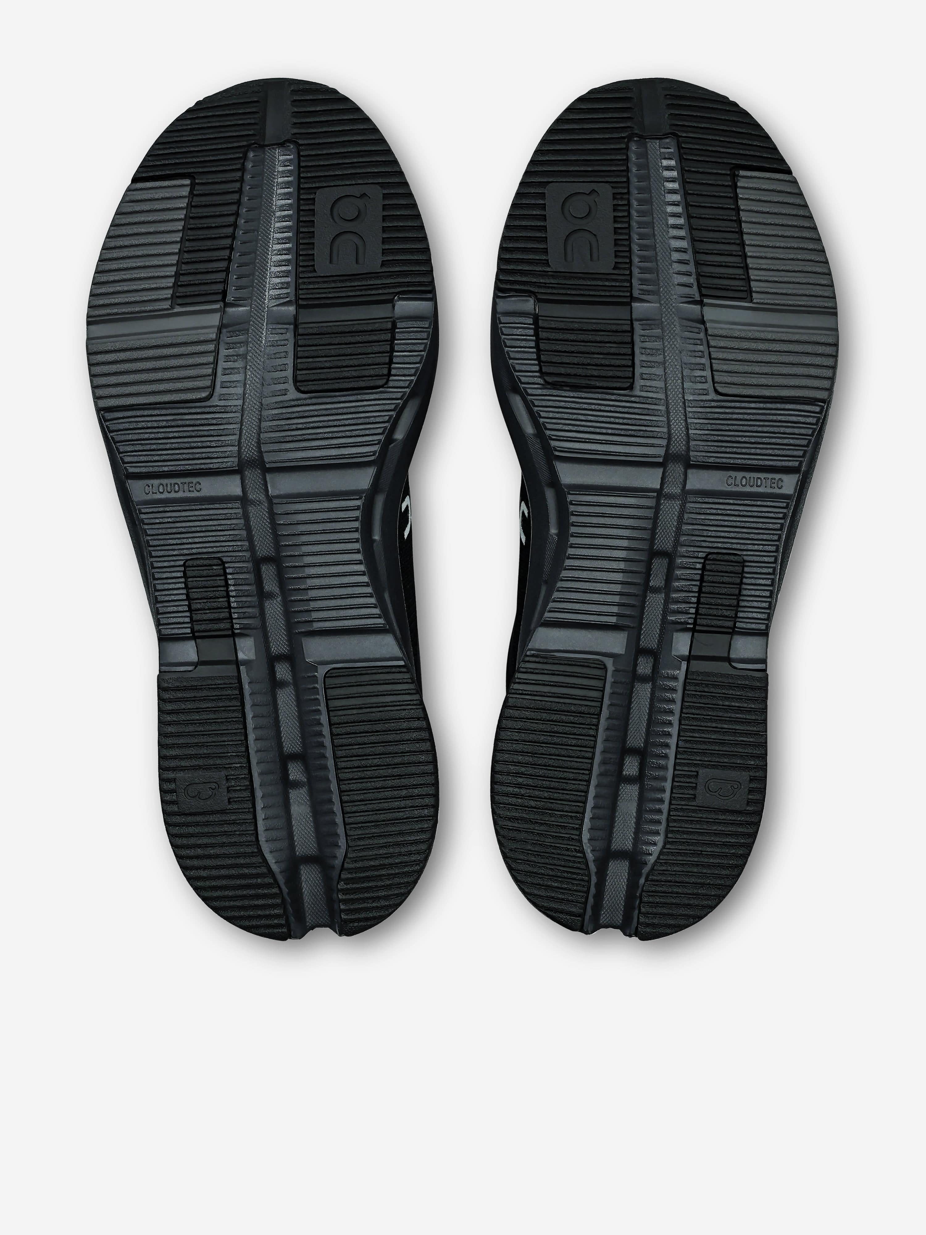 On Running Kids Cloudnova Trainers in Black