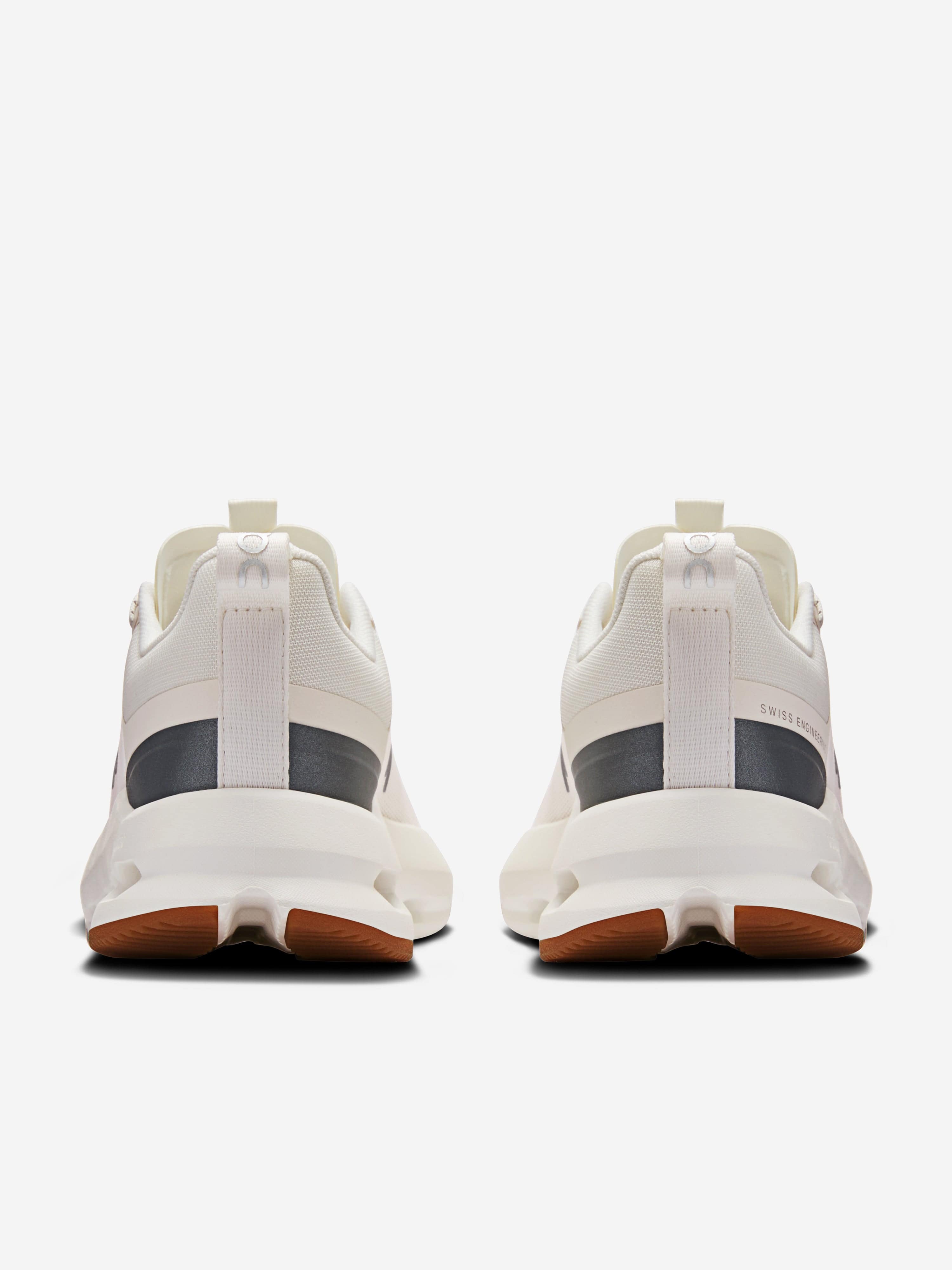 On Running Kids Cloudnova Trainers in Ivory