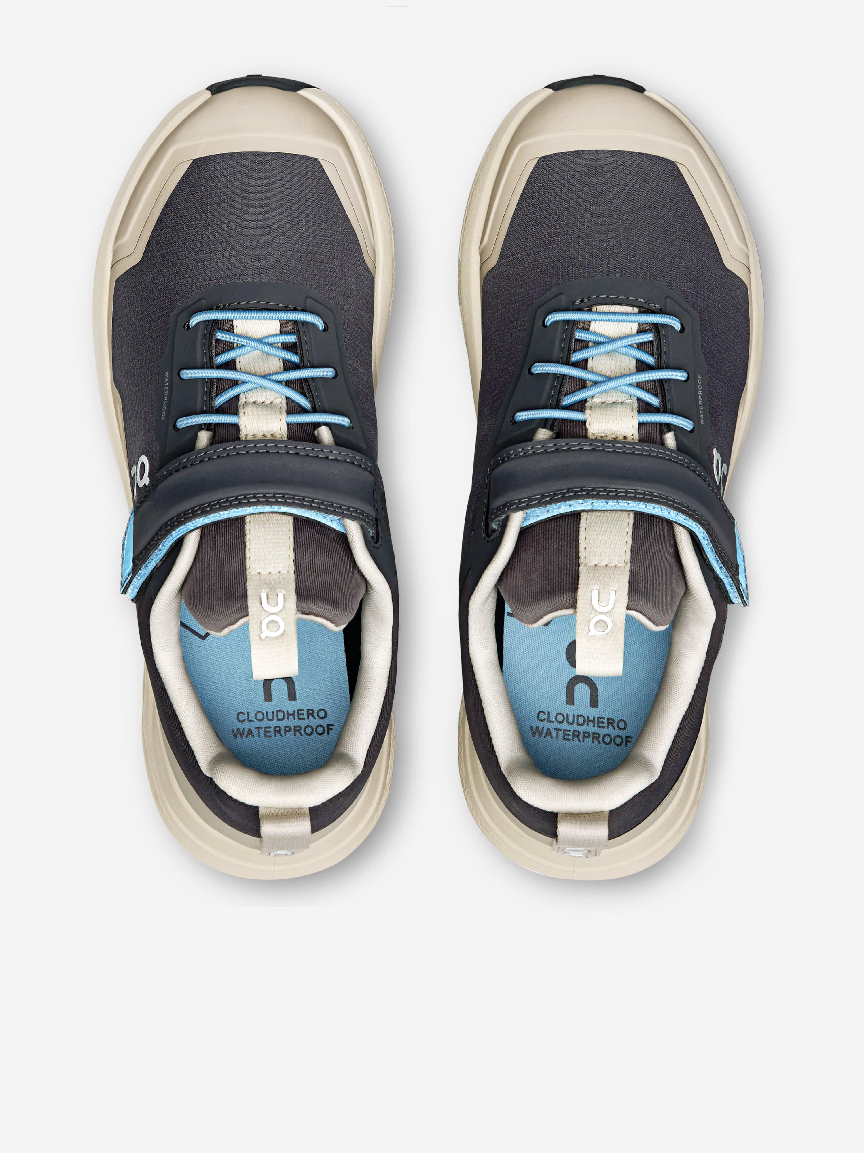 On Running Kids Cloudhero Waterproof Trainers in Grey