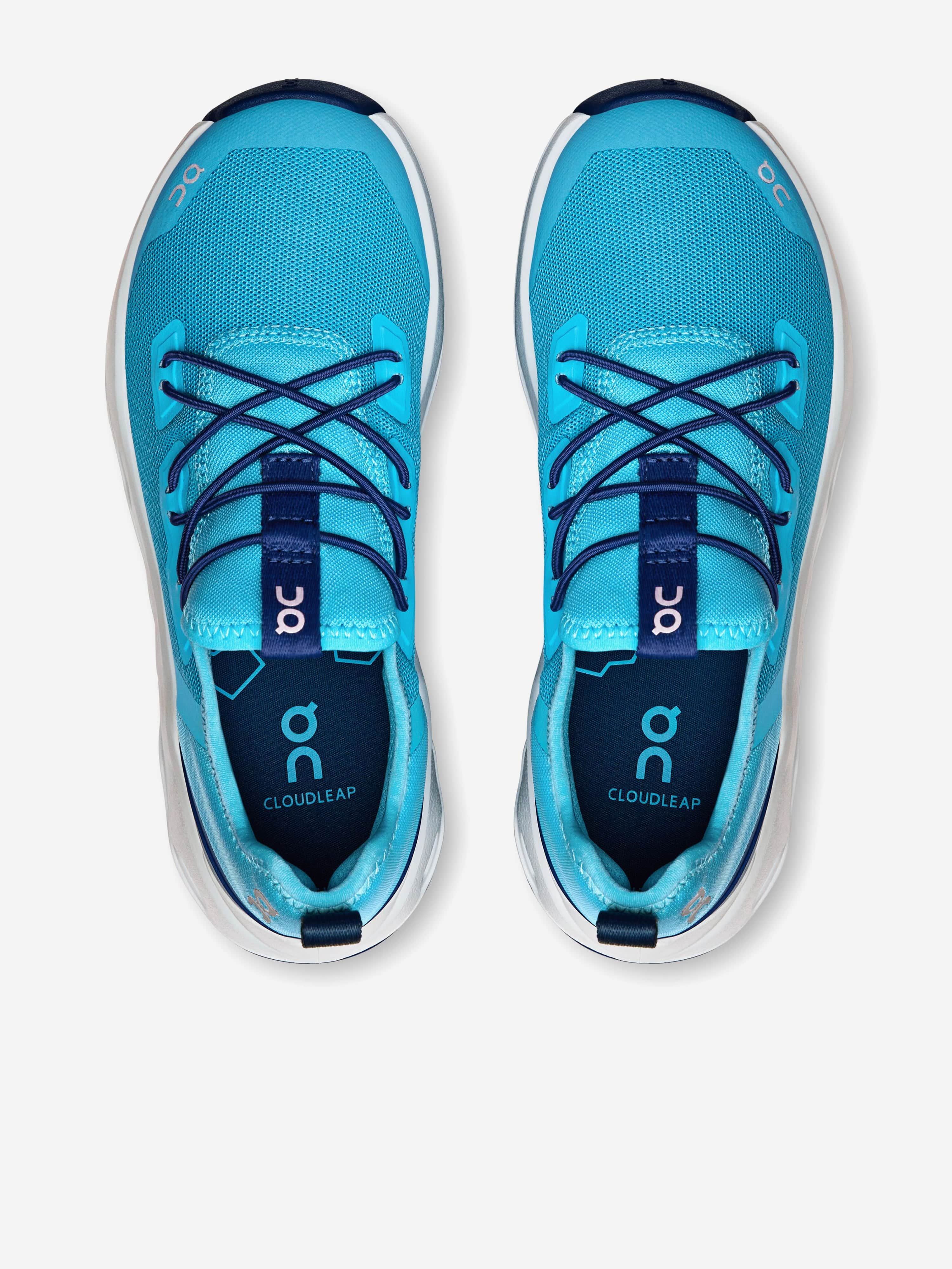 On Running Kids Cloudleap Trainers in Blue
