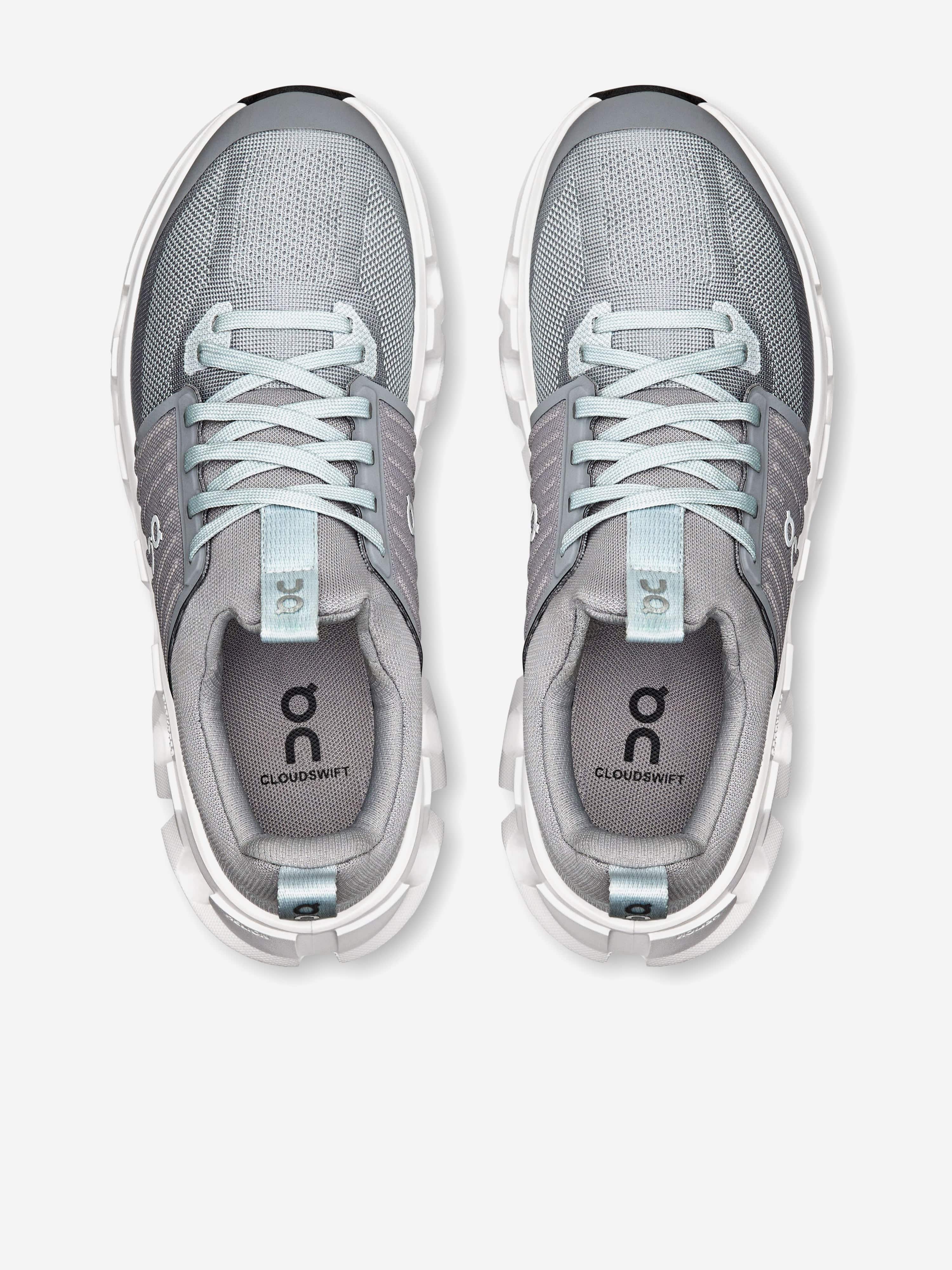 On Running Kids Cloudswift Trainers in Grey