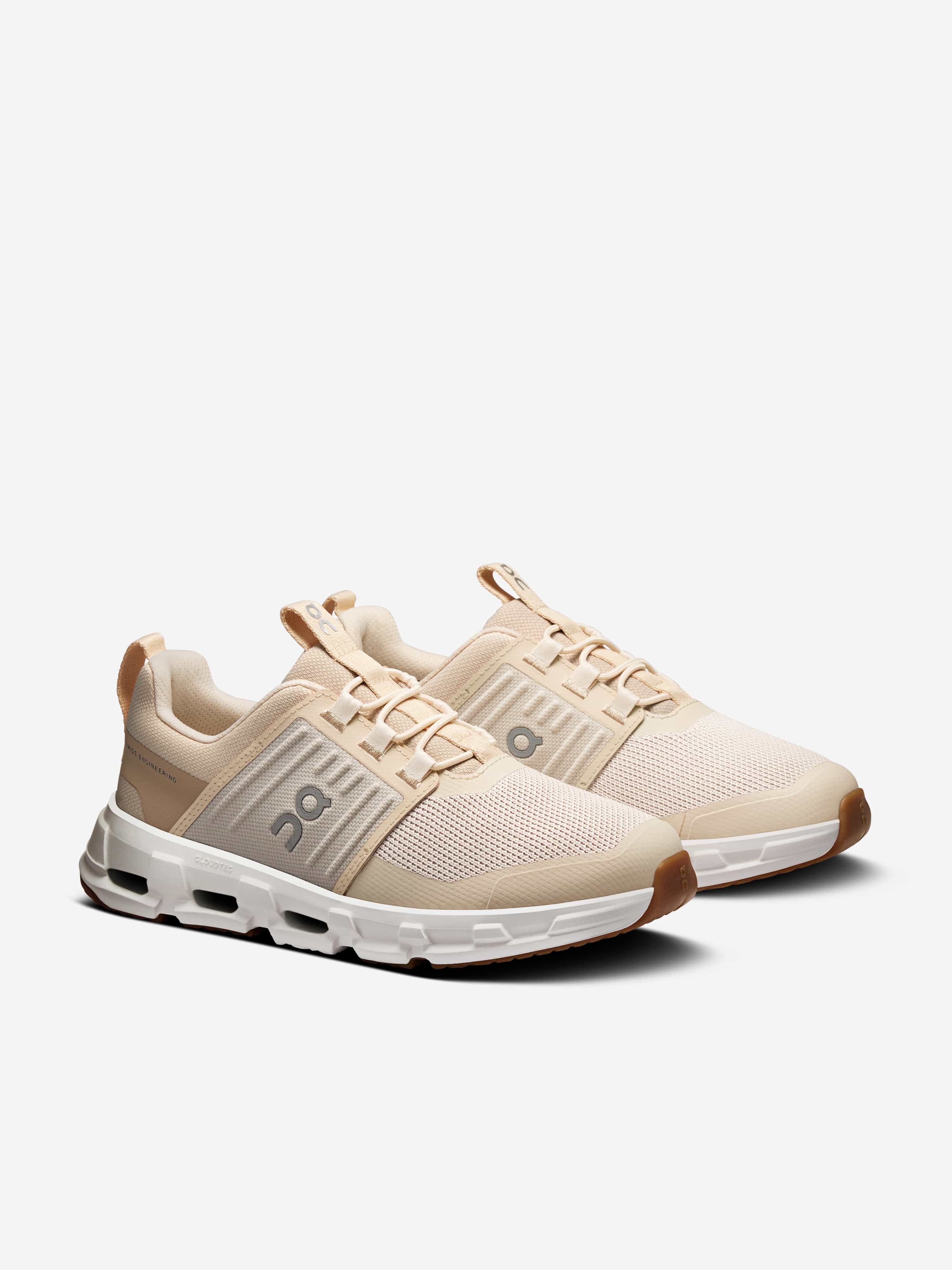On Running Kids Cloudswift Trainers in Beige