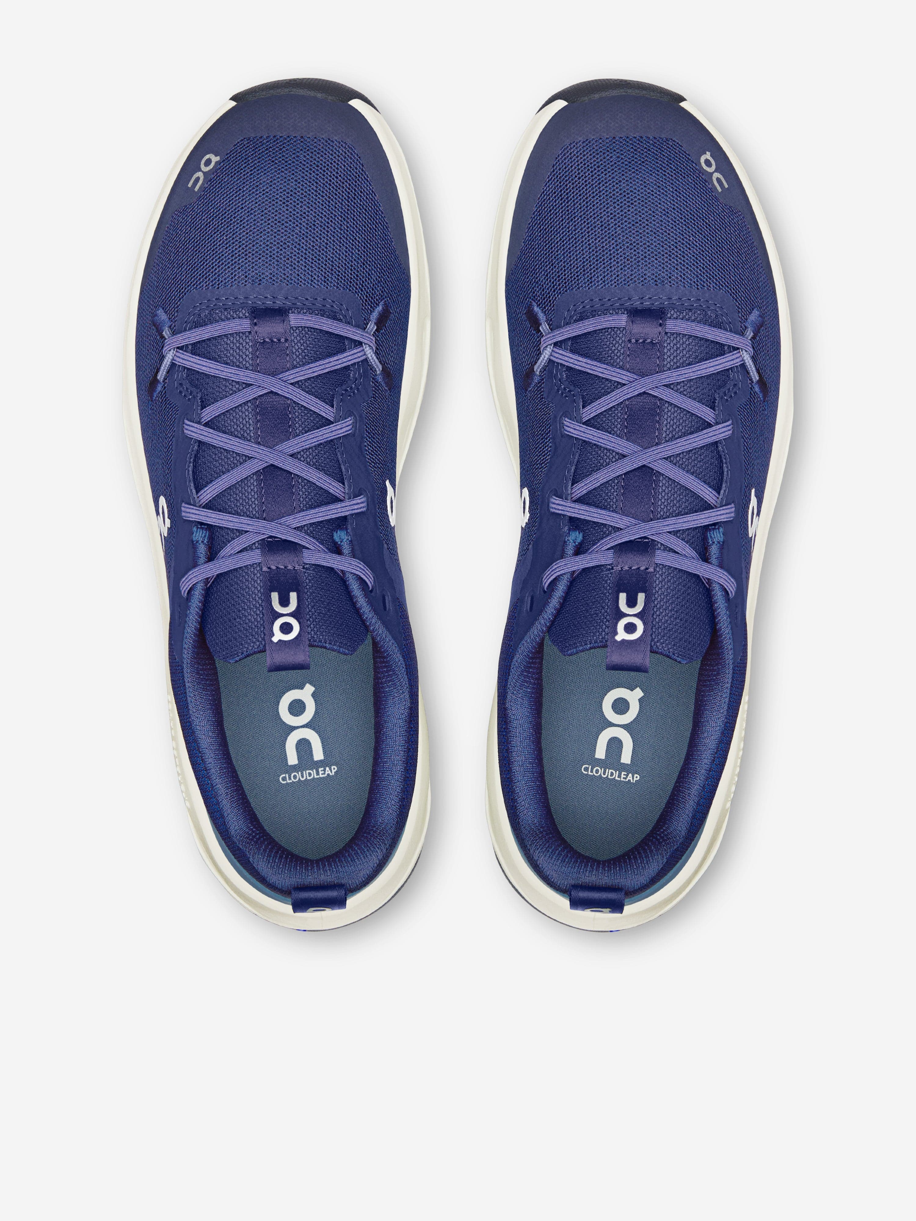 On Running Kids Cloudleap Trainers in Navy