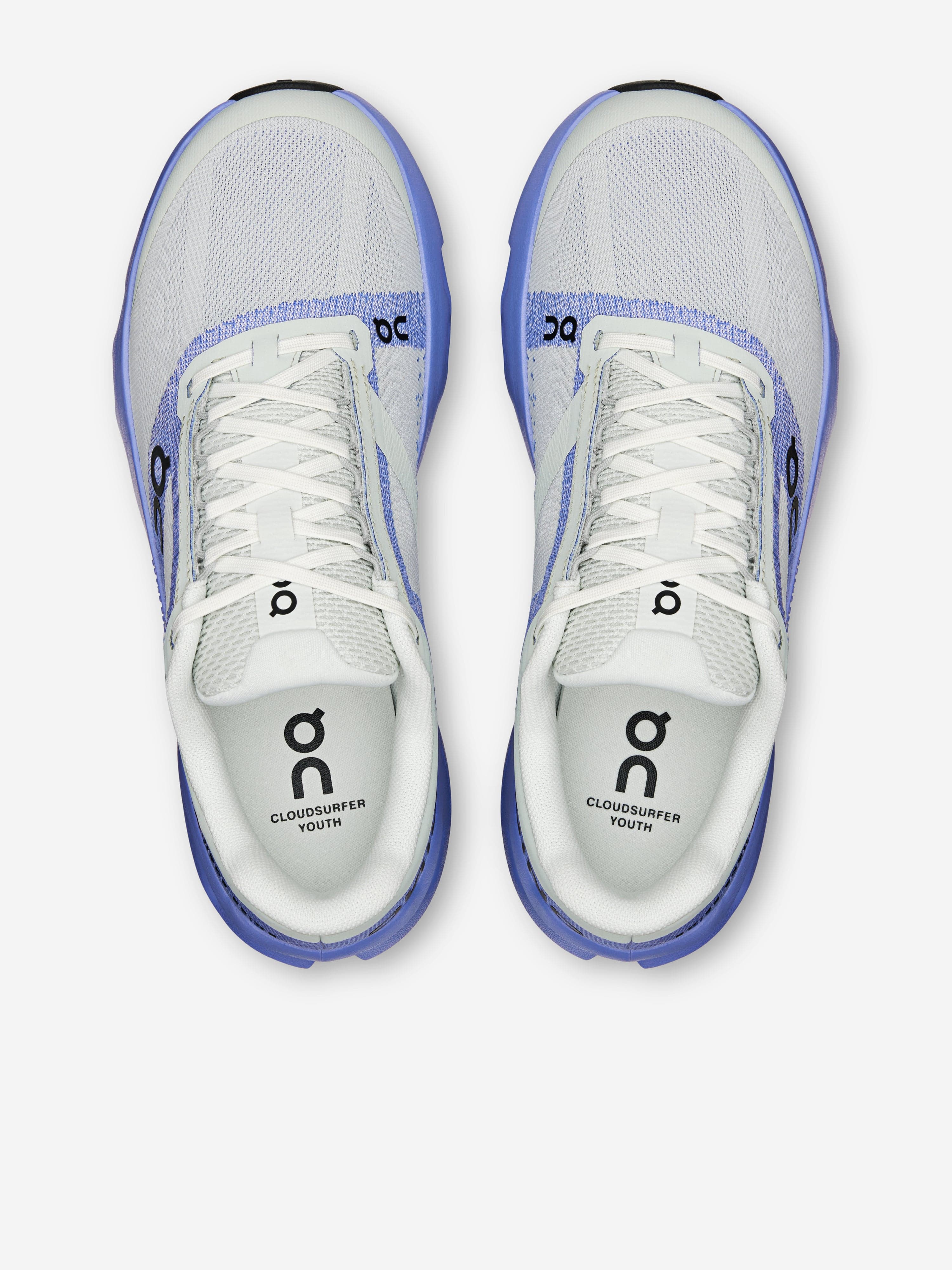 On Running Kids Cloudsurfer Trainers in Blue