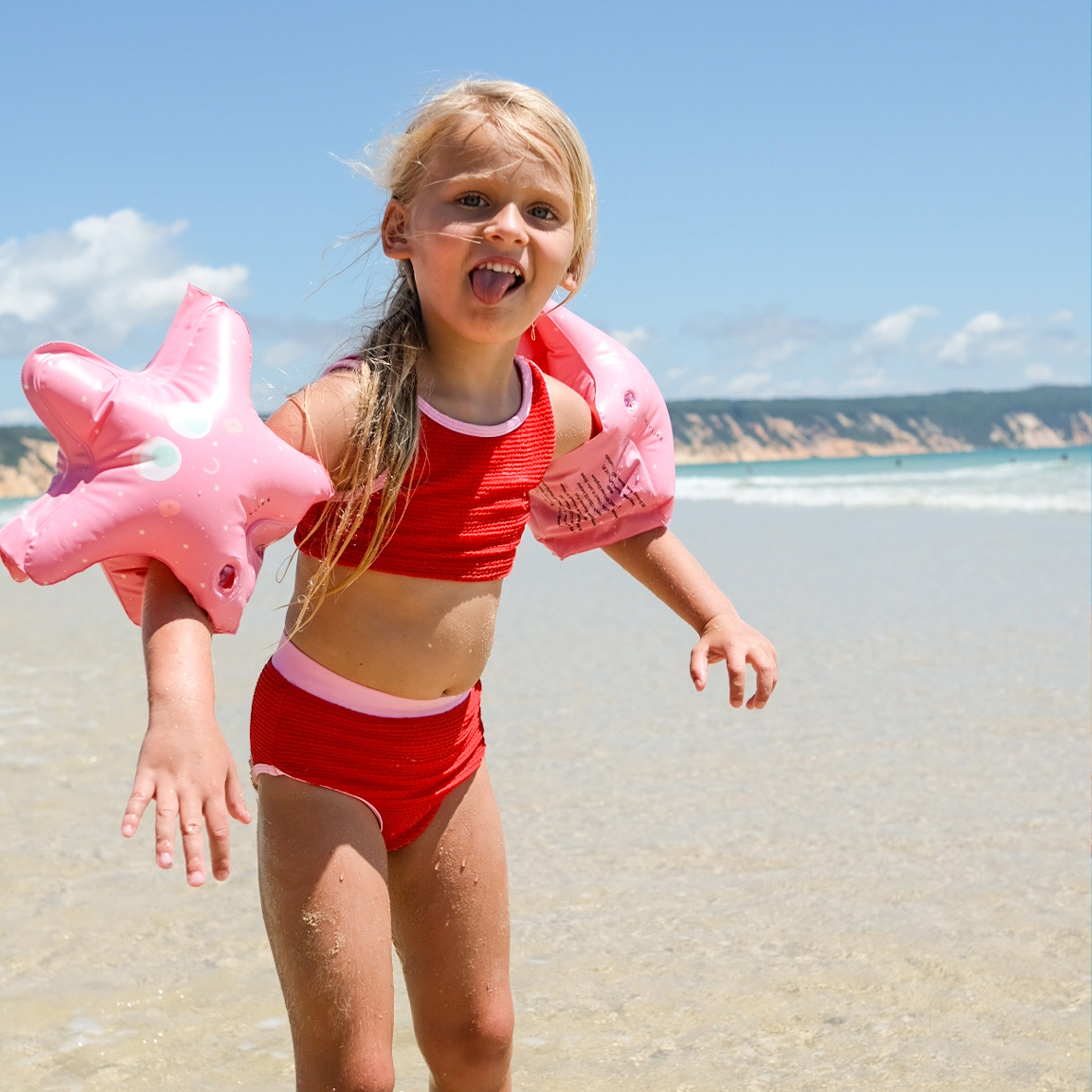 Sunnylife Girls Ocean Treasure Buddy Arm Bands in Pink