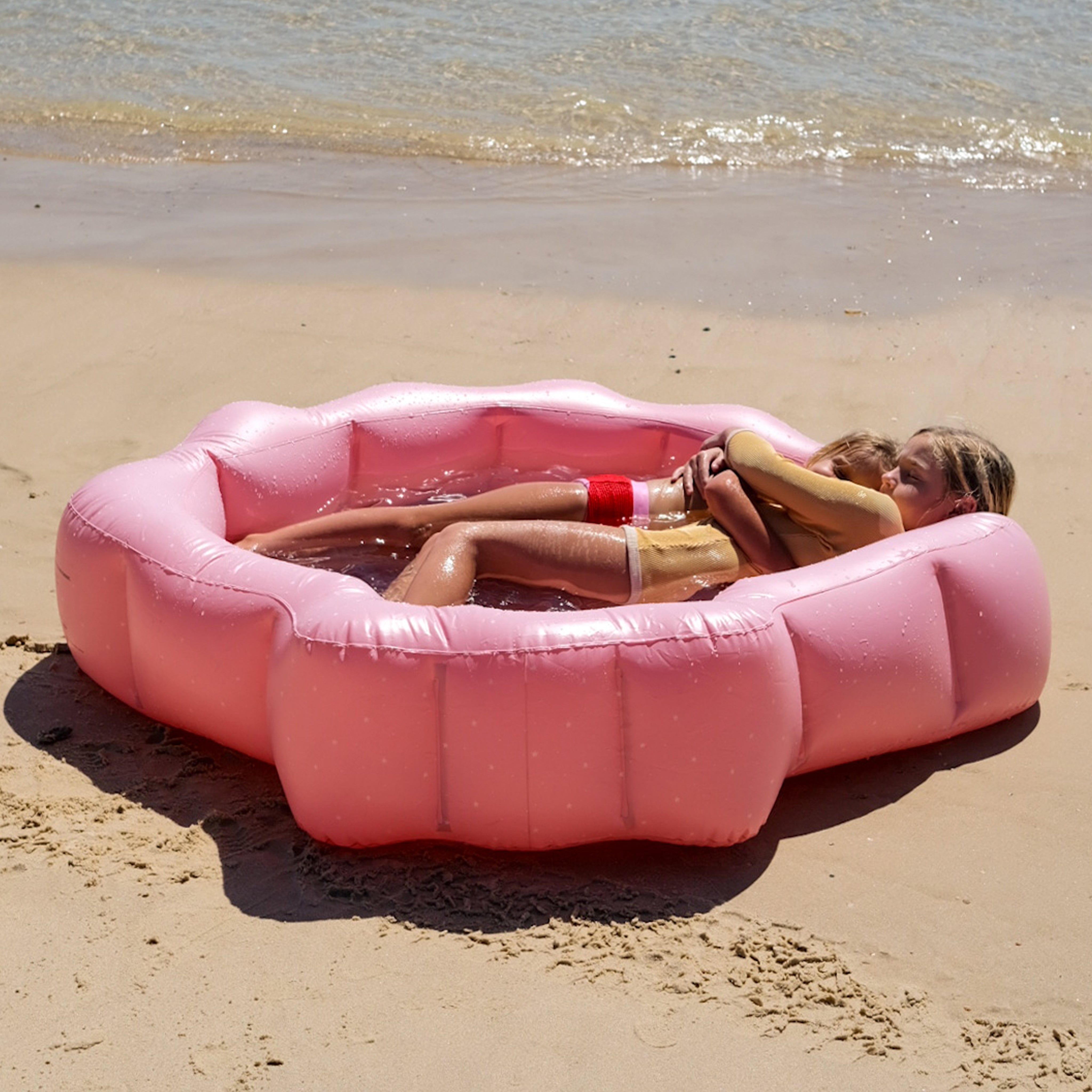 Sunnylife Girls Ocean Treasure Inflatable Backyard Pool in Pink