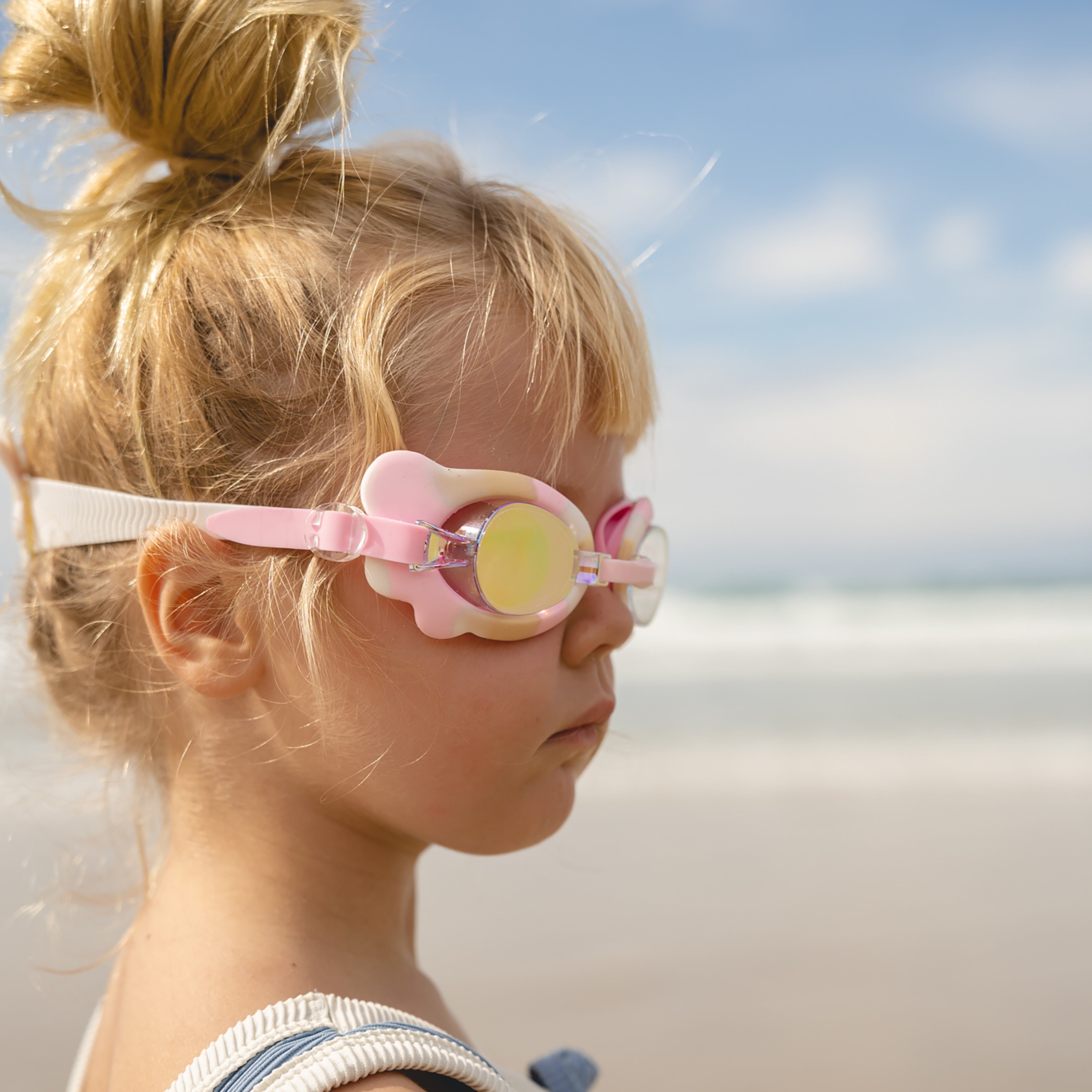 Sunnylife Girls Mima the Fairy Mini Swim Goggles in Pink