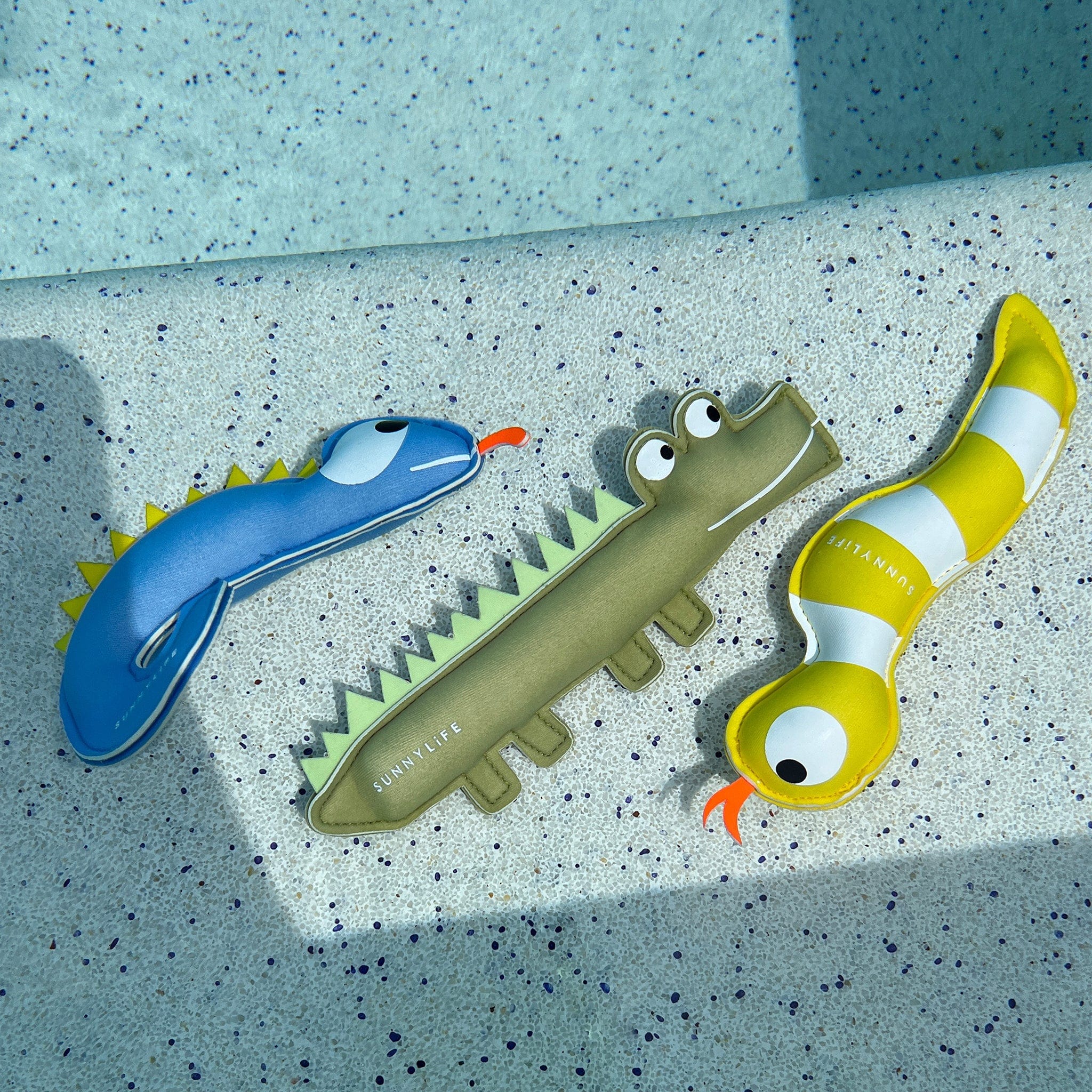 Sunnylife Kids Into the Wild Set of 3 Dive Buddies in Multicolour (20cm)