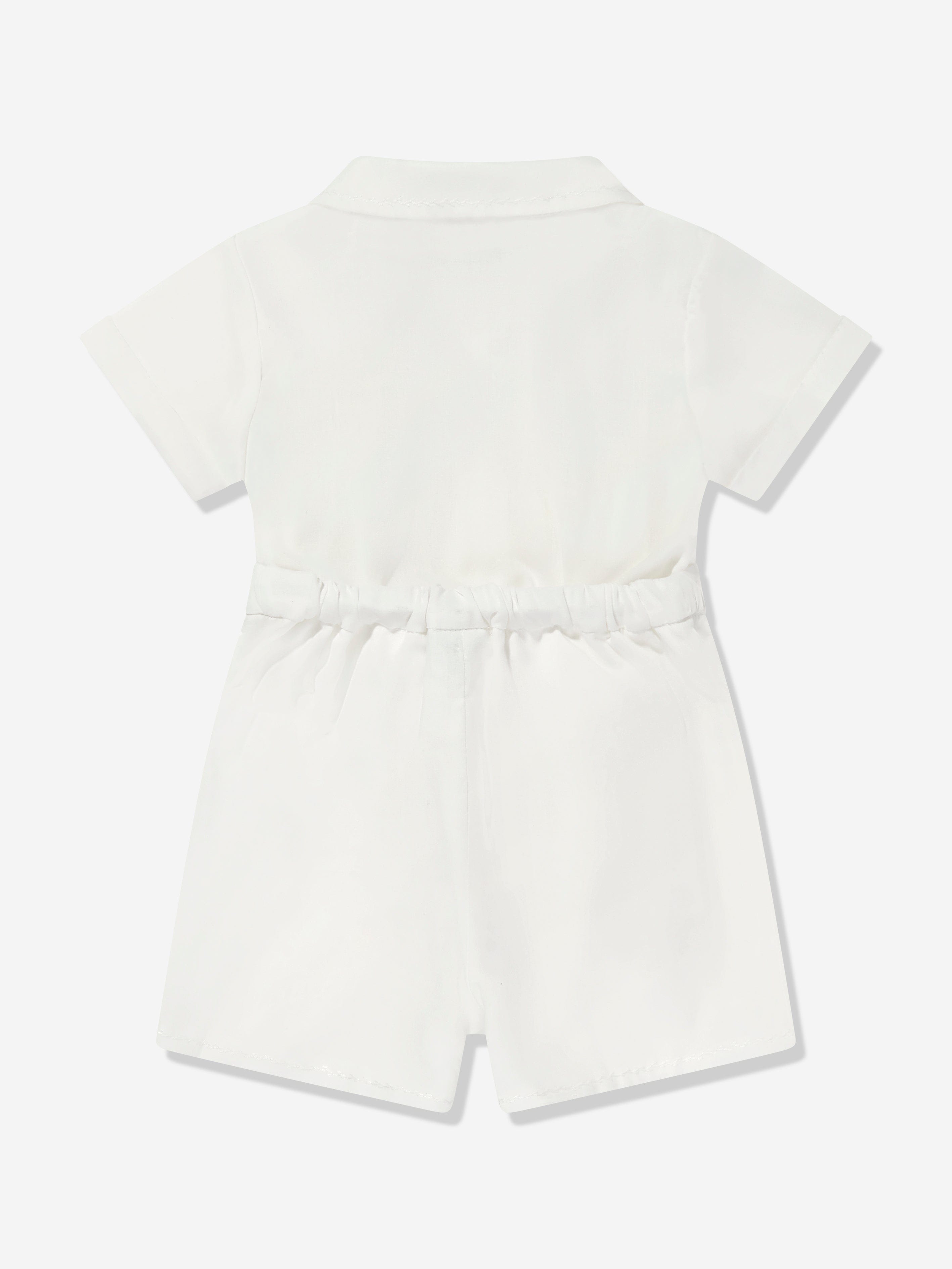 Sarah Louise Baby Boys Shorts Set in Ivory