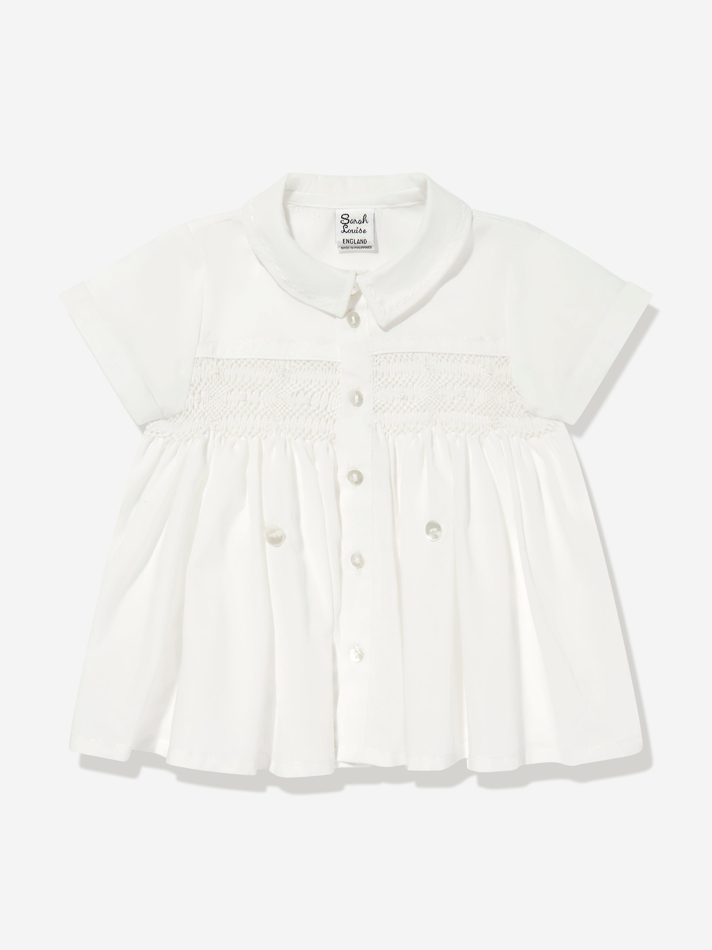 Sarah Louise Baby Boys Shorts Set in Ivory