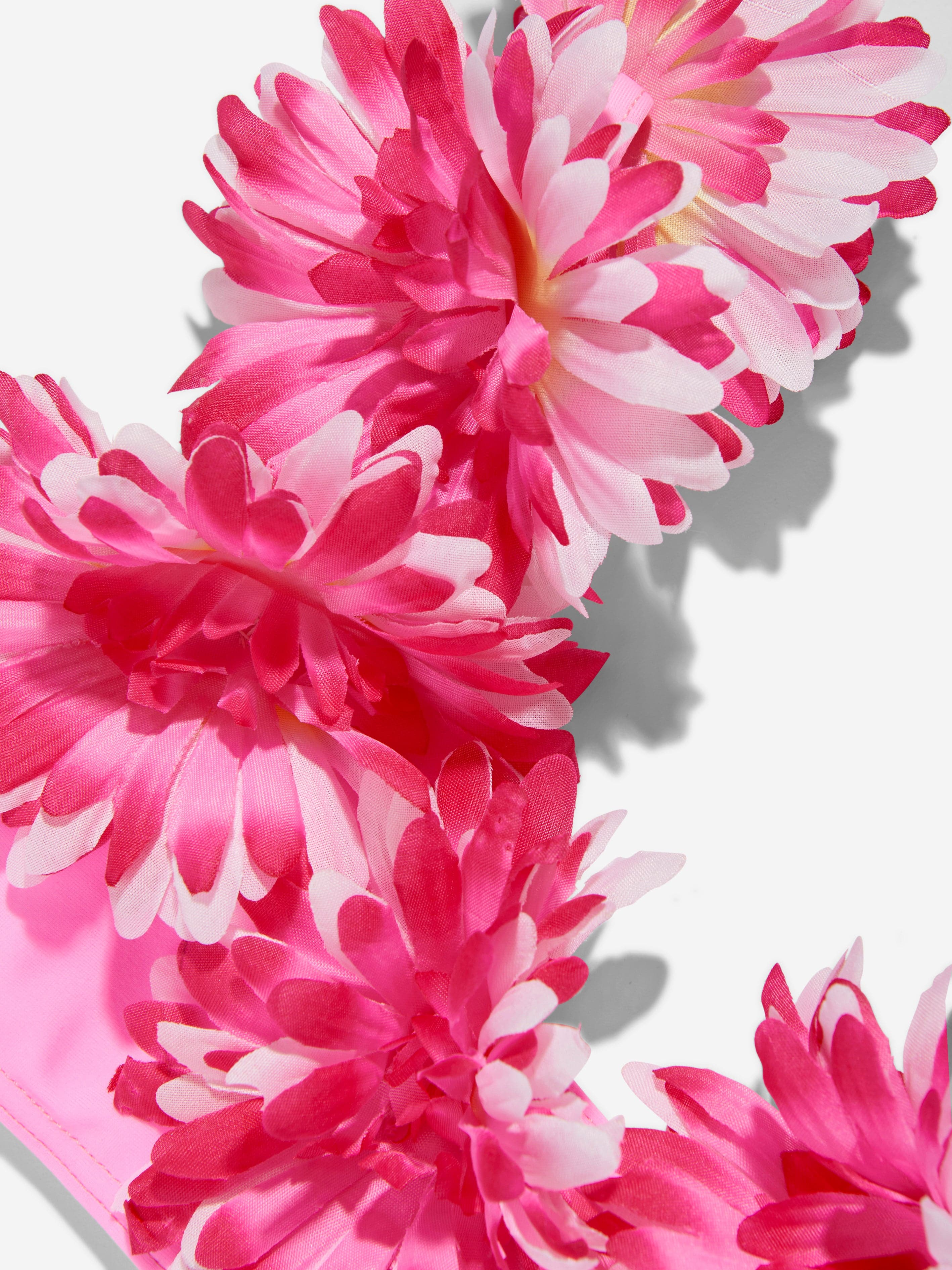 Selini Action Girls Flower Bikini in Pink