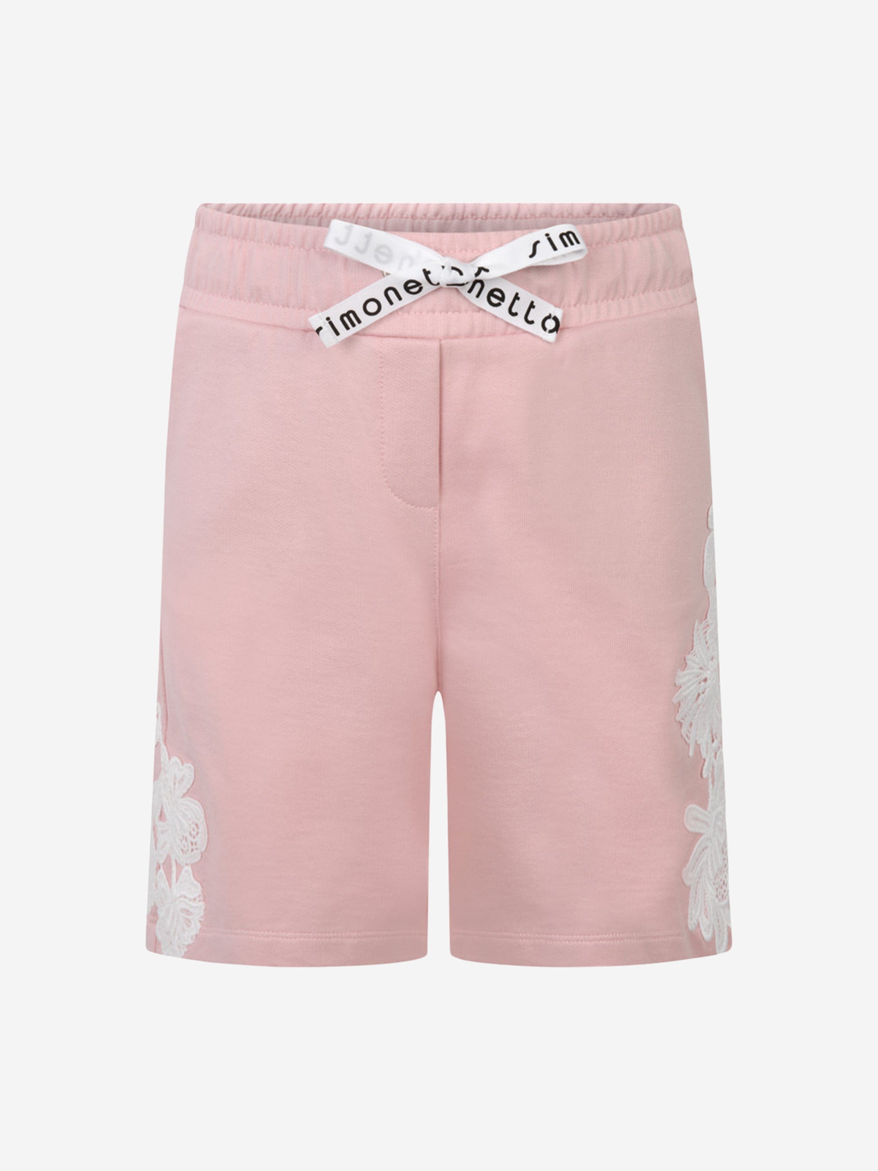 Simonetta Shorts With Embroidered Lace