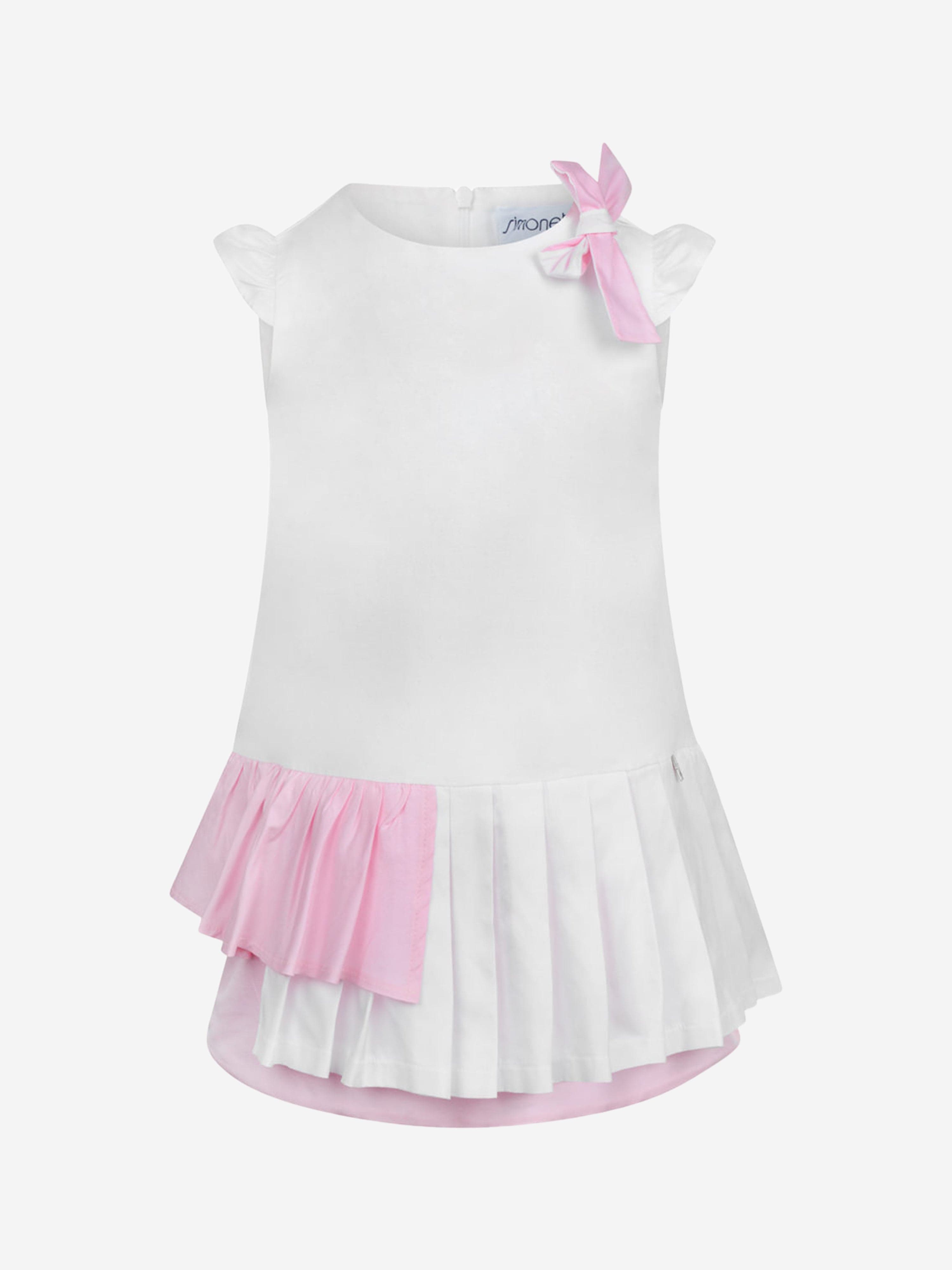 Simonetta White & Pink Dress