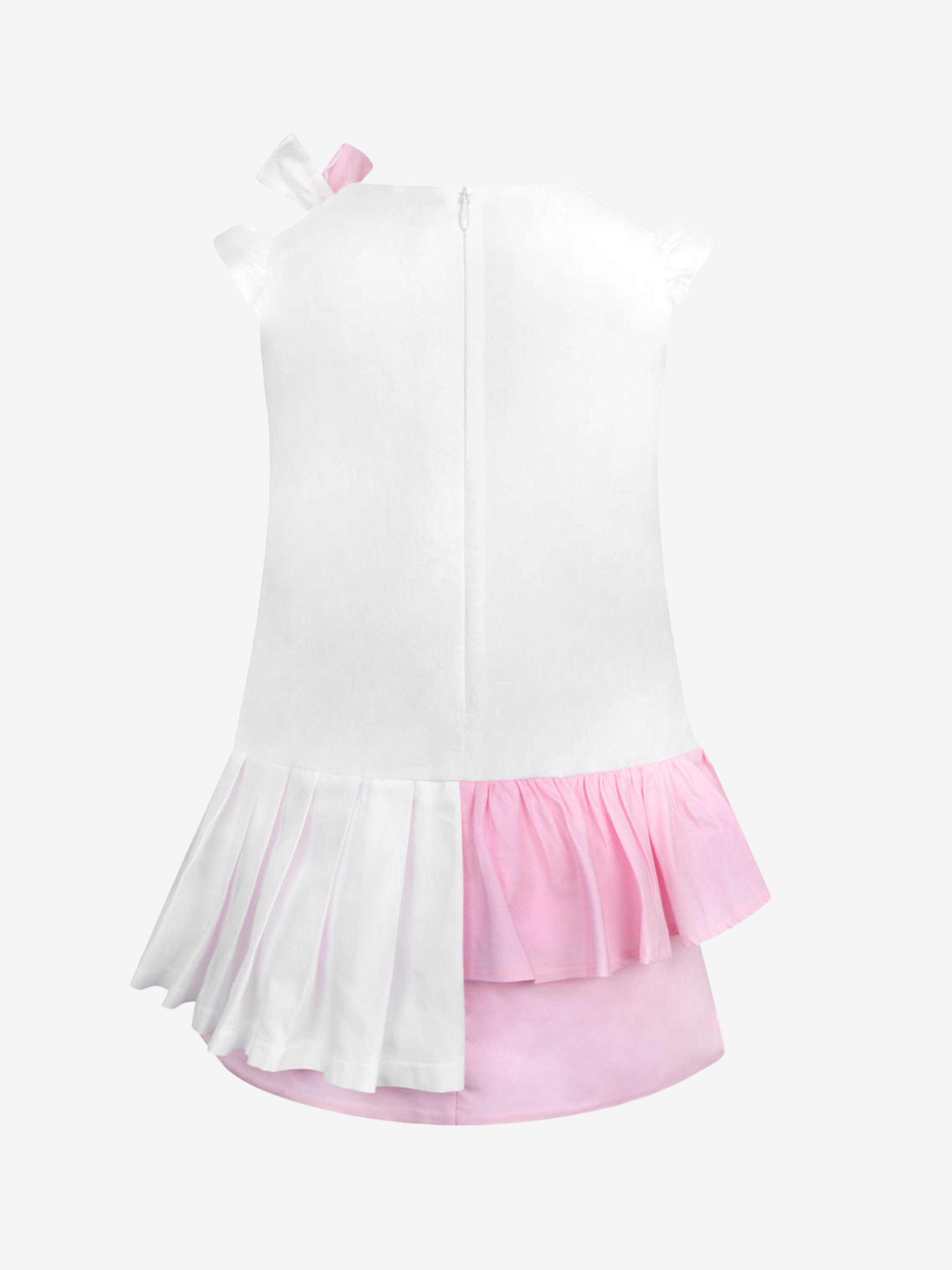 Simonetta White & Pink Dress