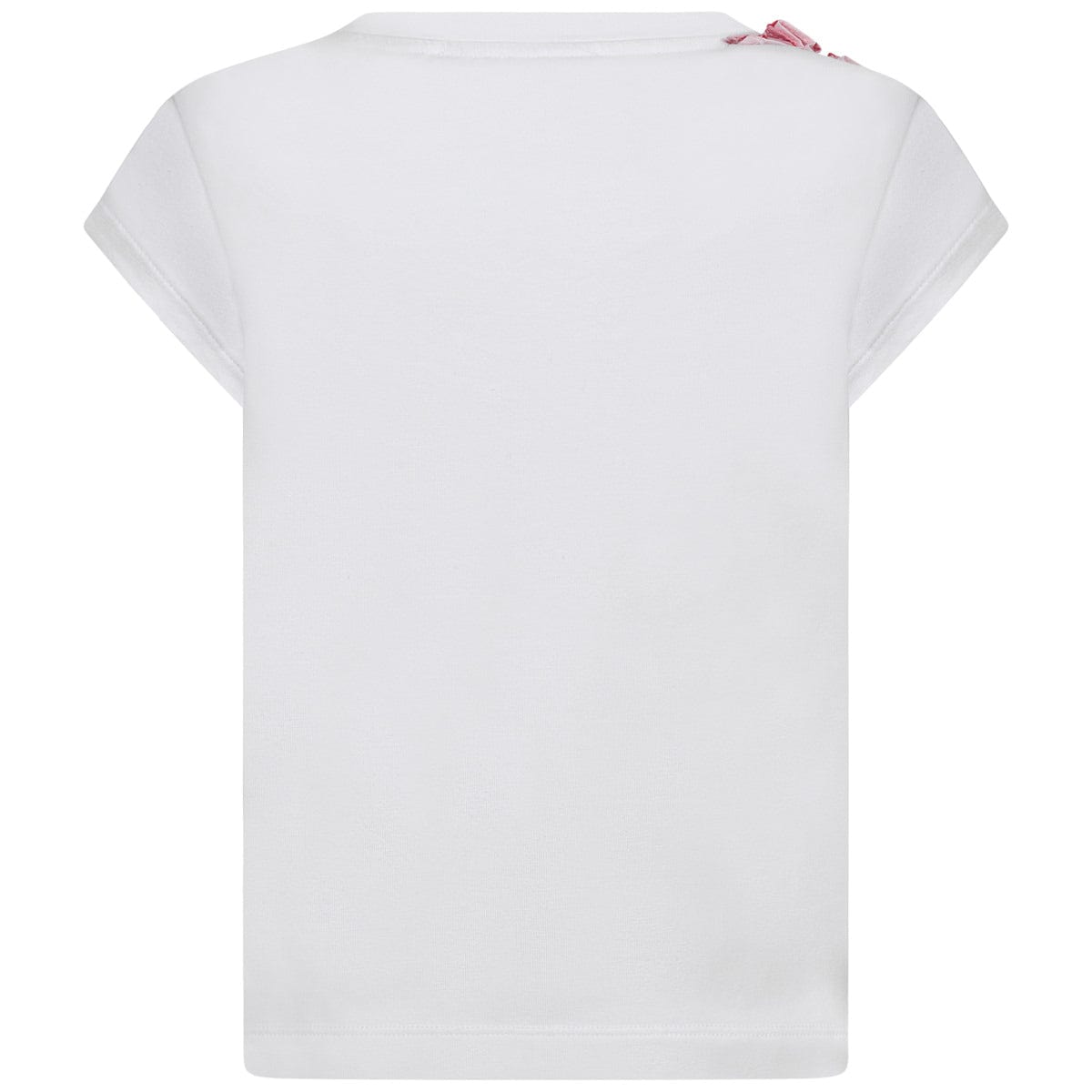 Simonetta Girls Top - & Red RuffCotton Top