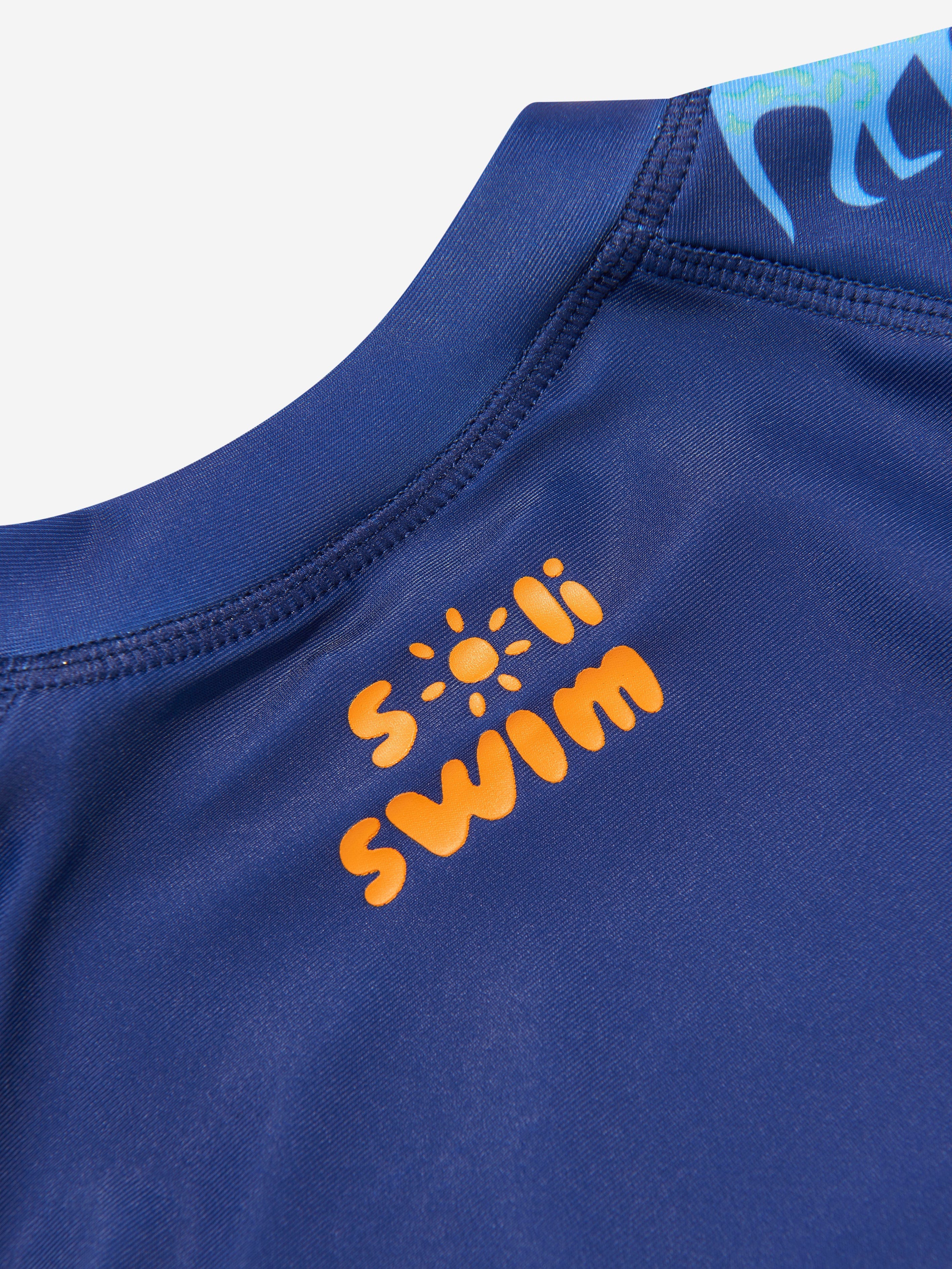 Soli Swim Boys Sun Protective Rash Guard (UPF50+) in Navy