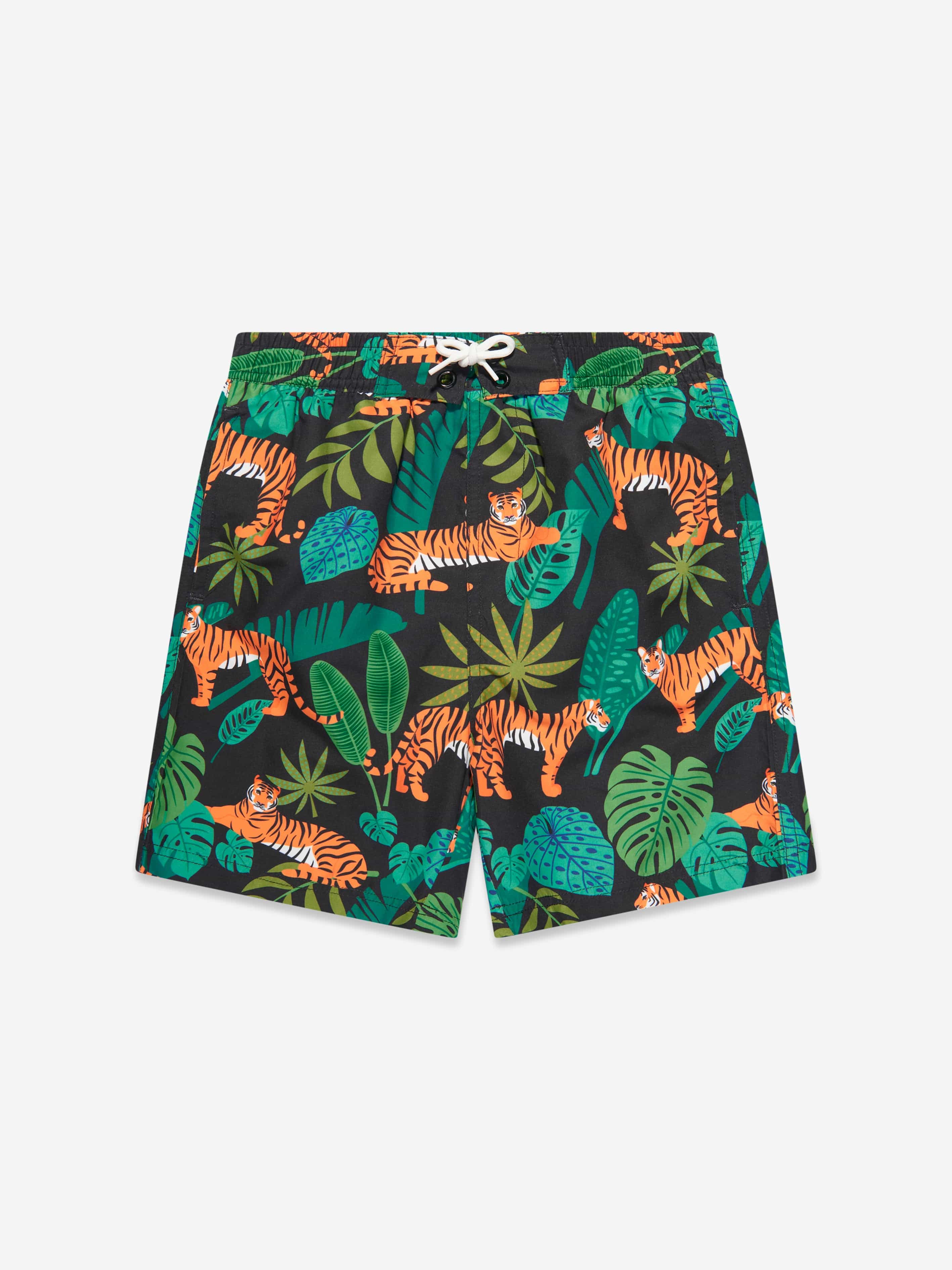 Soli Swim Boys Jungle Swim Shorts (UPF50+) in Multicolour