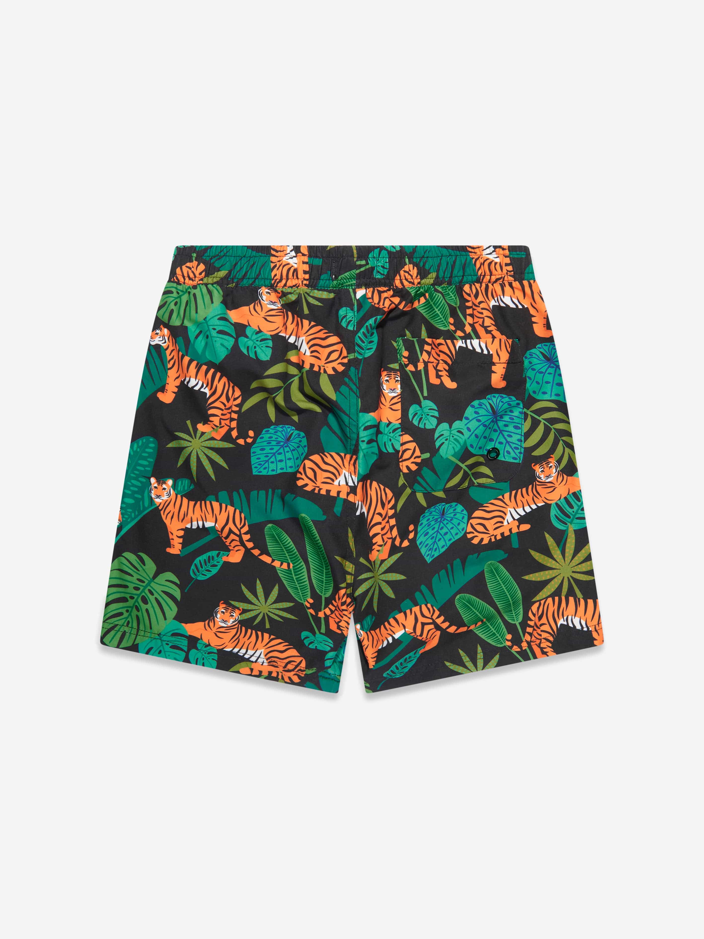 Soli Swim Boys Jungle Swim Shorts (UPF50+) in Multicolour