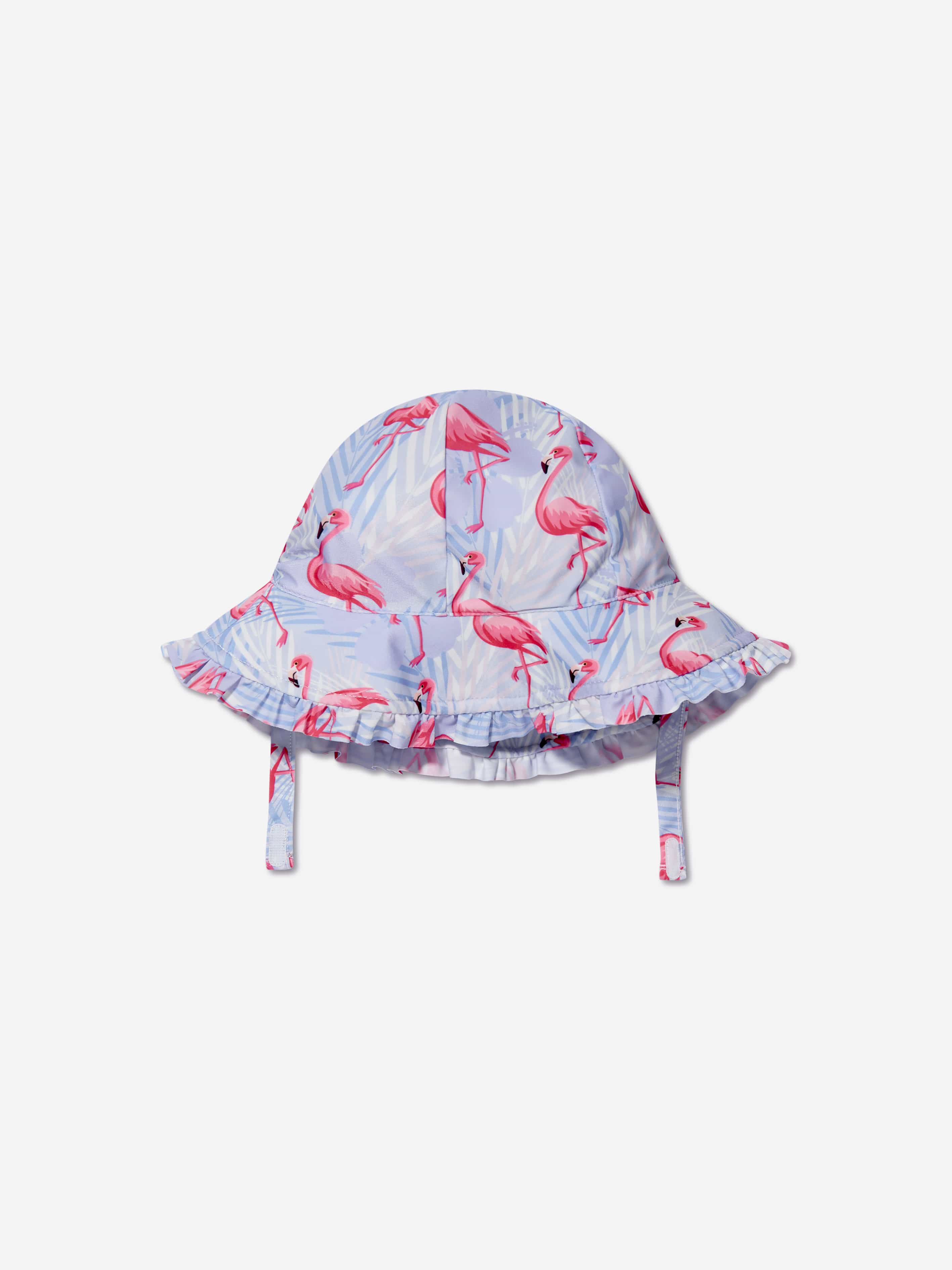 Soli Swim Girls Flamingo Sun Protective Hat (UPF50+) in Purple