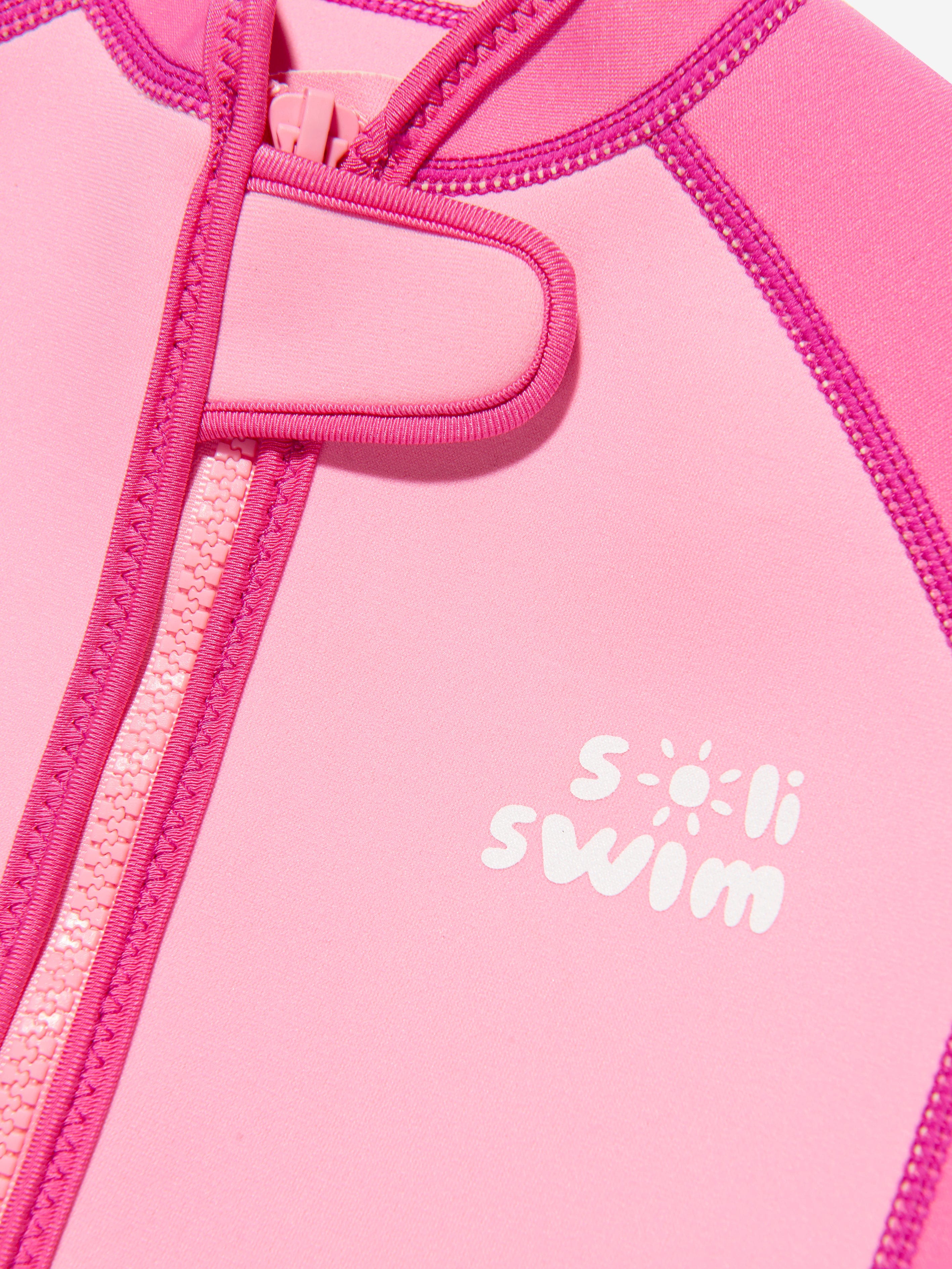 Soli Swim Girls Sun Protective Wet Suit (UPF50+) in Pink